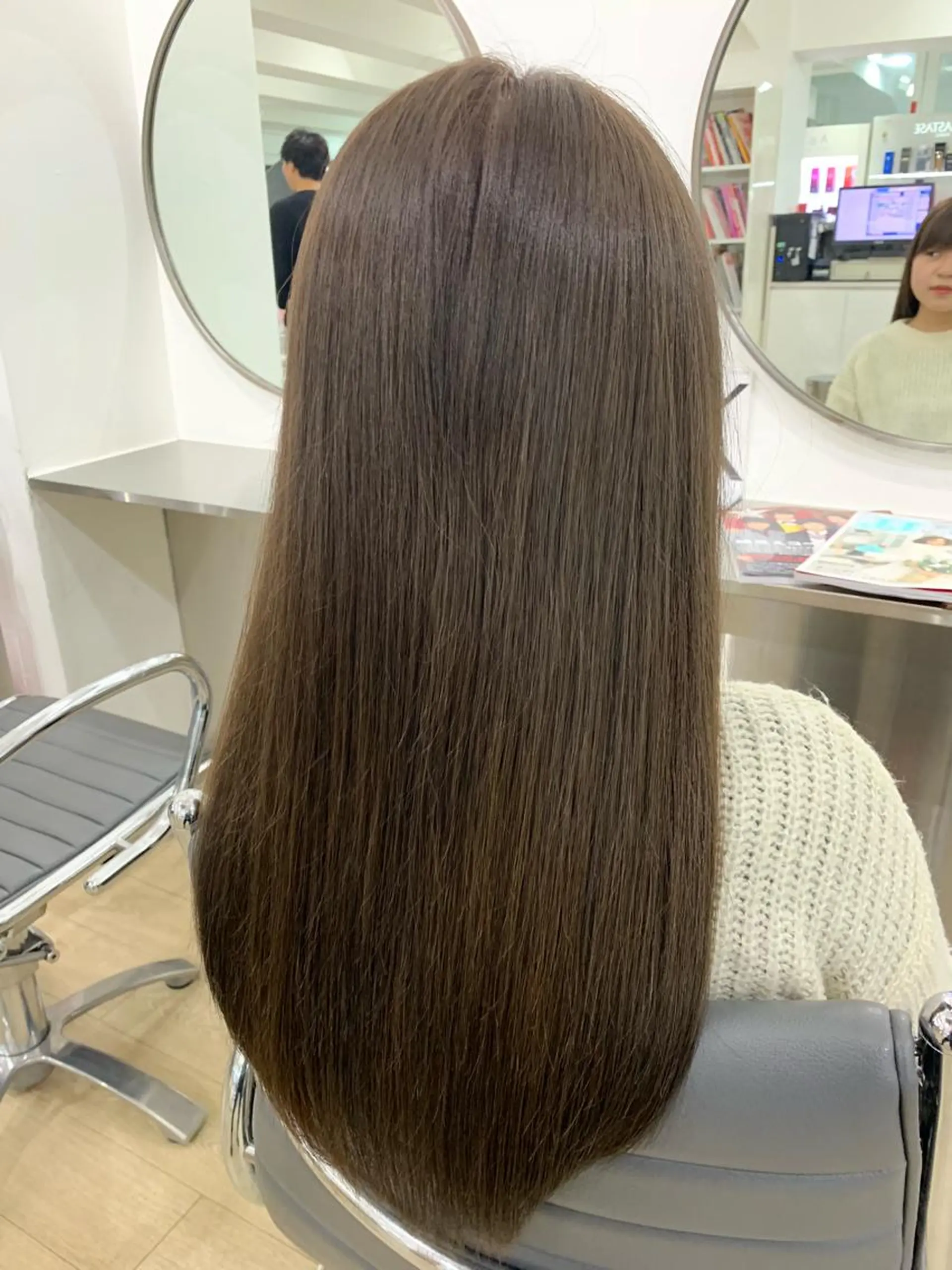 ロング カラー カット トリートメント Reb_keiji 👑小倉圭司のヘアスタイル