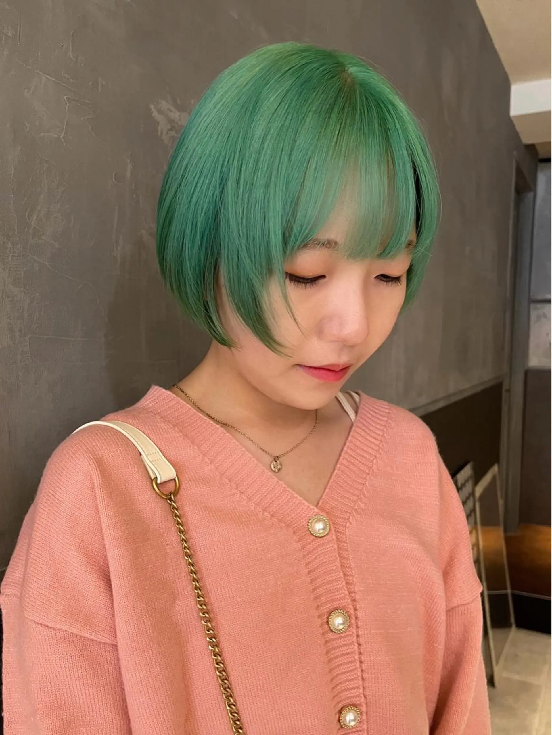 ショート カラー ブリーチ irwi/イルウィ所属・miku🎀門前仲町 ブリーチ・レイヤーのヘアスタイル