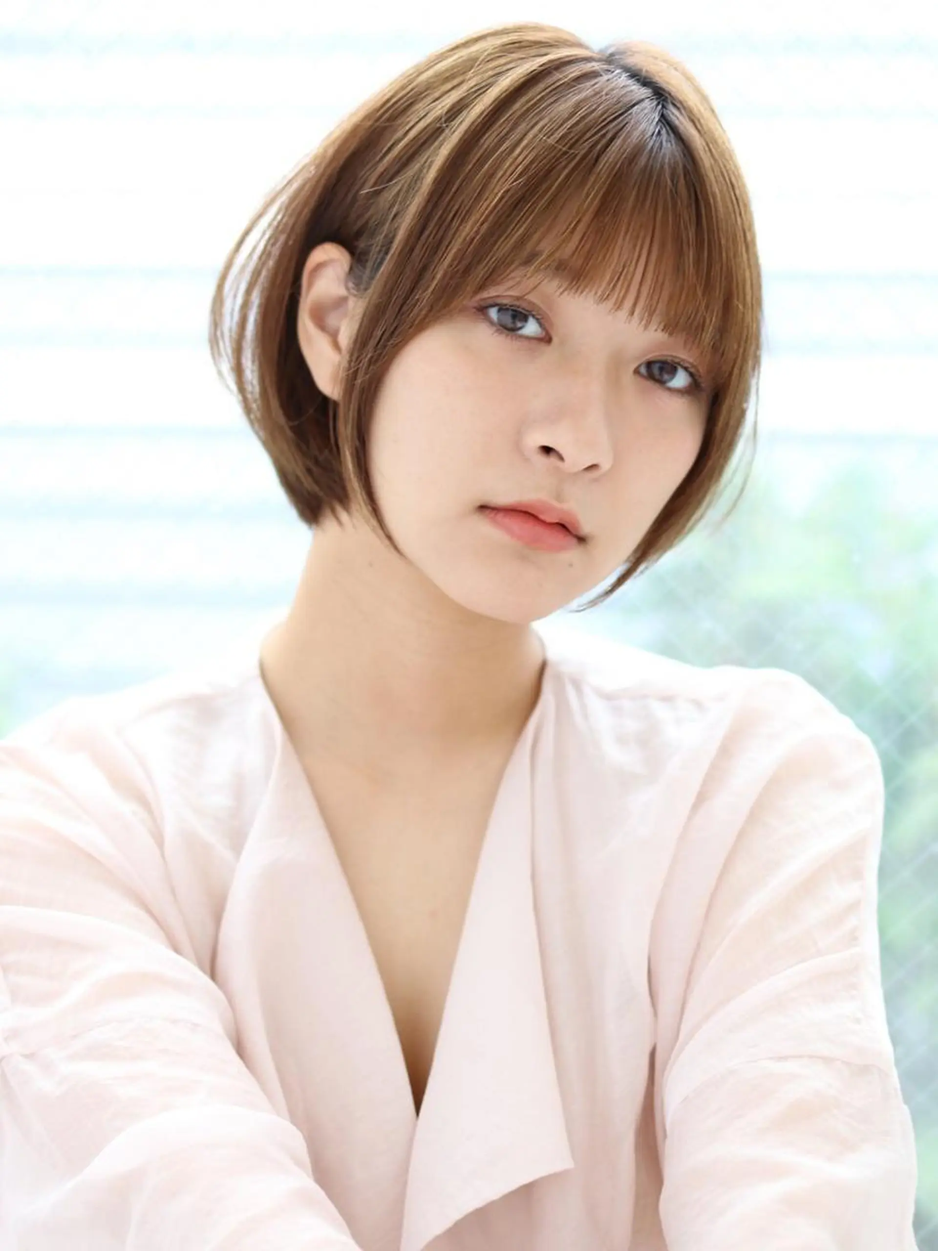 ショート 縮毛矯正 🤍FUKUMURA 🤍のヘアスタイル