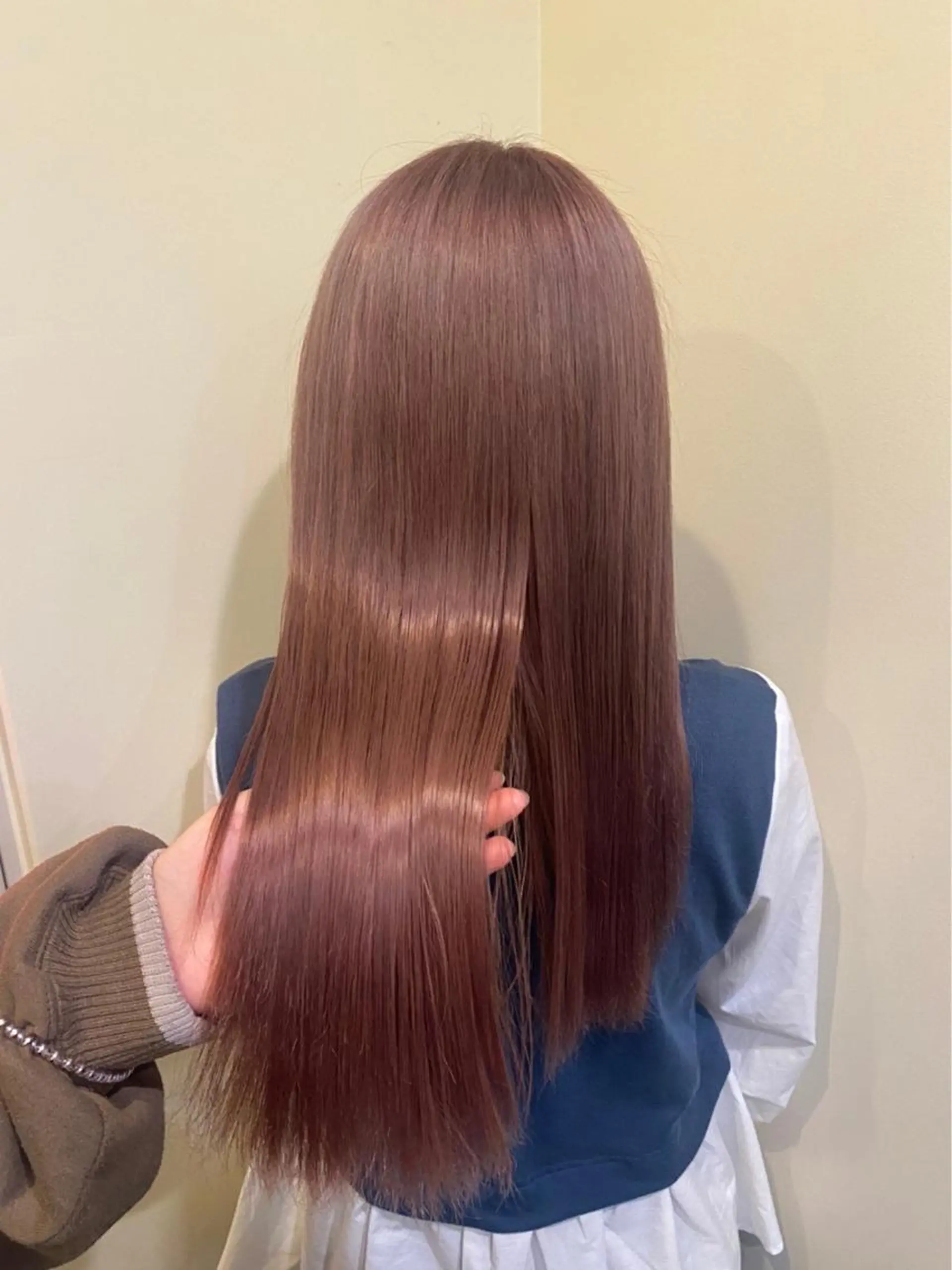 ロング 髪質改善 トリートメント 亀川蓮 Agu hairのヘアスタイル