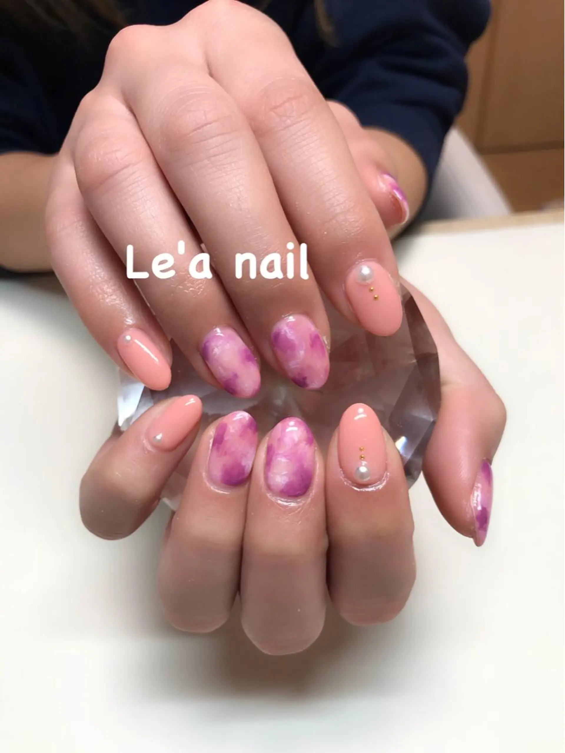 ネイル 春ネイル 'mm所属・'mm  (ミリ) ＭＡＮＡＭＩのネイルデザイン