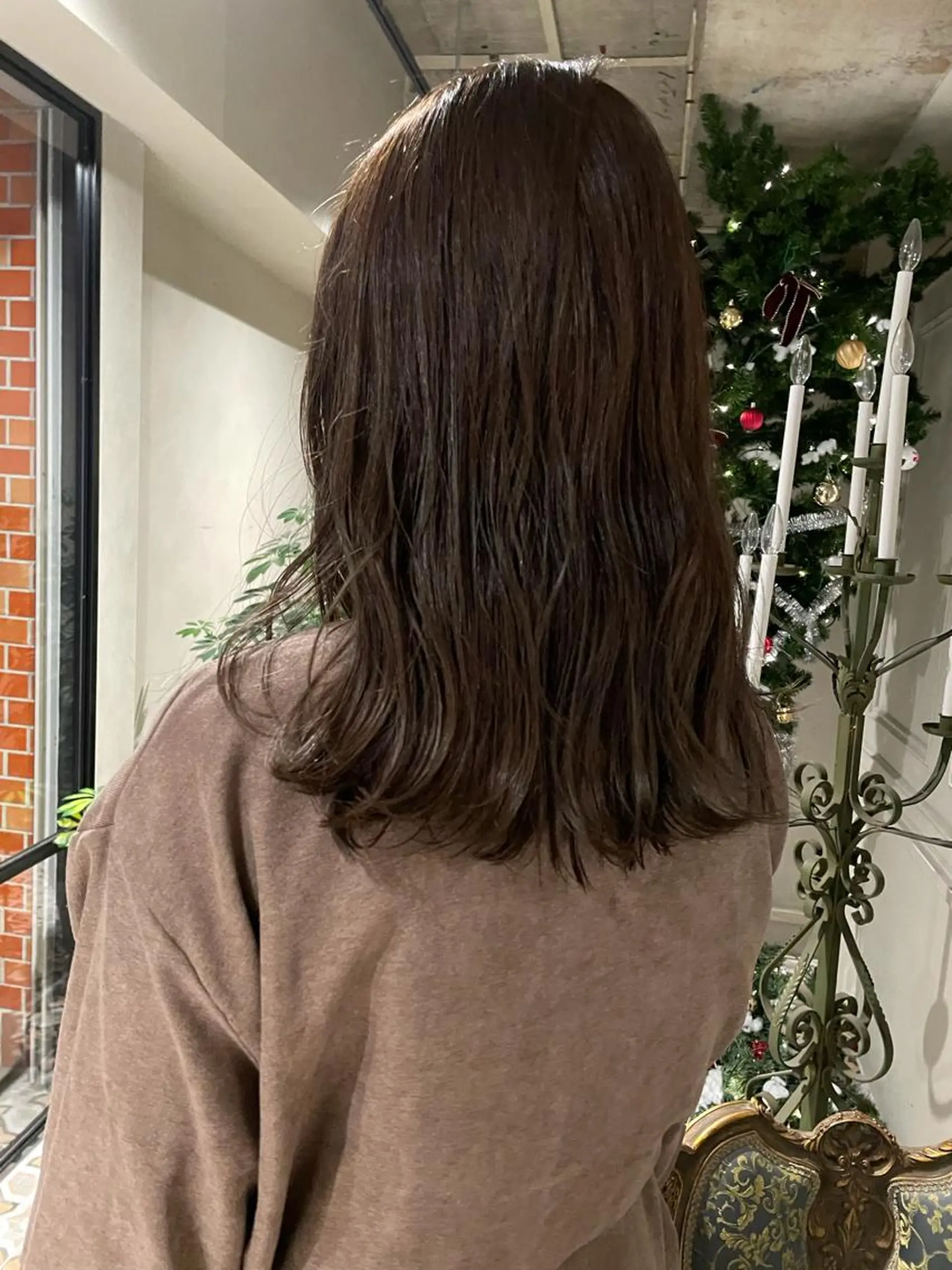 セミロング 原 菜帆のヘアスタイル