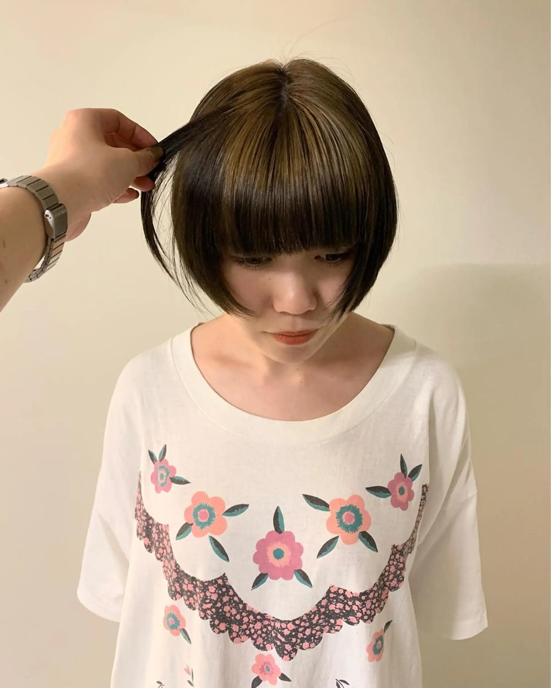 カラー ハッシュカット/ MAYAのヘアスタイル