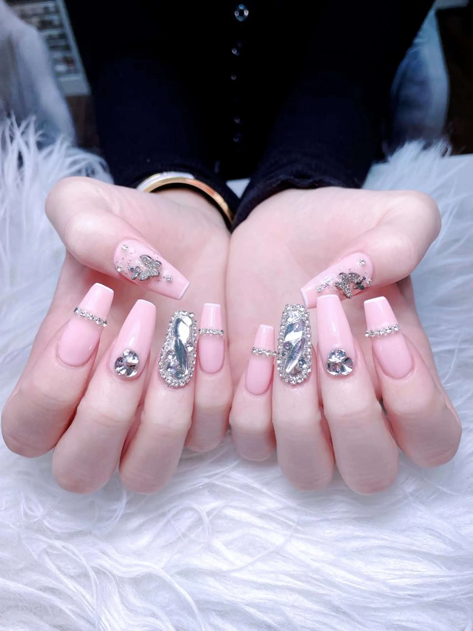 ネイル ハート 韓国ネイル 夏ネイル ワンホンネイル ハンドネイル Melody Nail所属・Melody 3D/スカルプ専門店のネイルデザイン