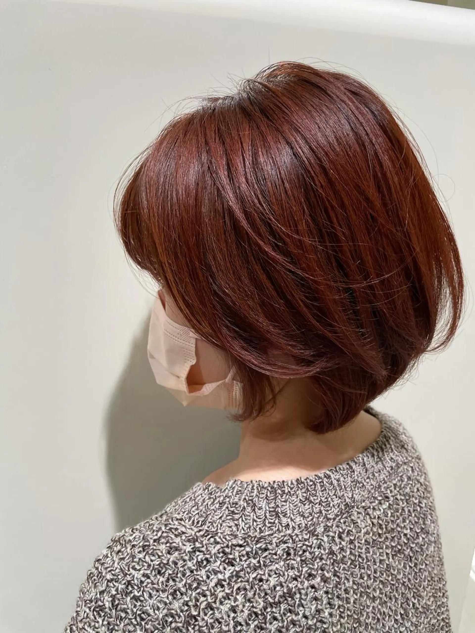 ショート カラー ブラウンカラー オレンジ オレンジブラウン ショートヘア 塚田 銀太のヘアスタイル