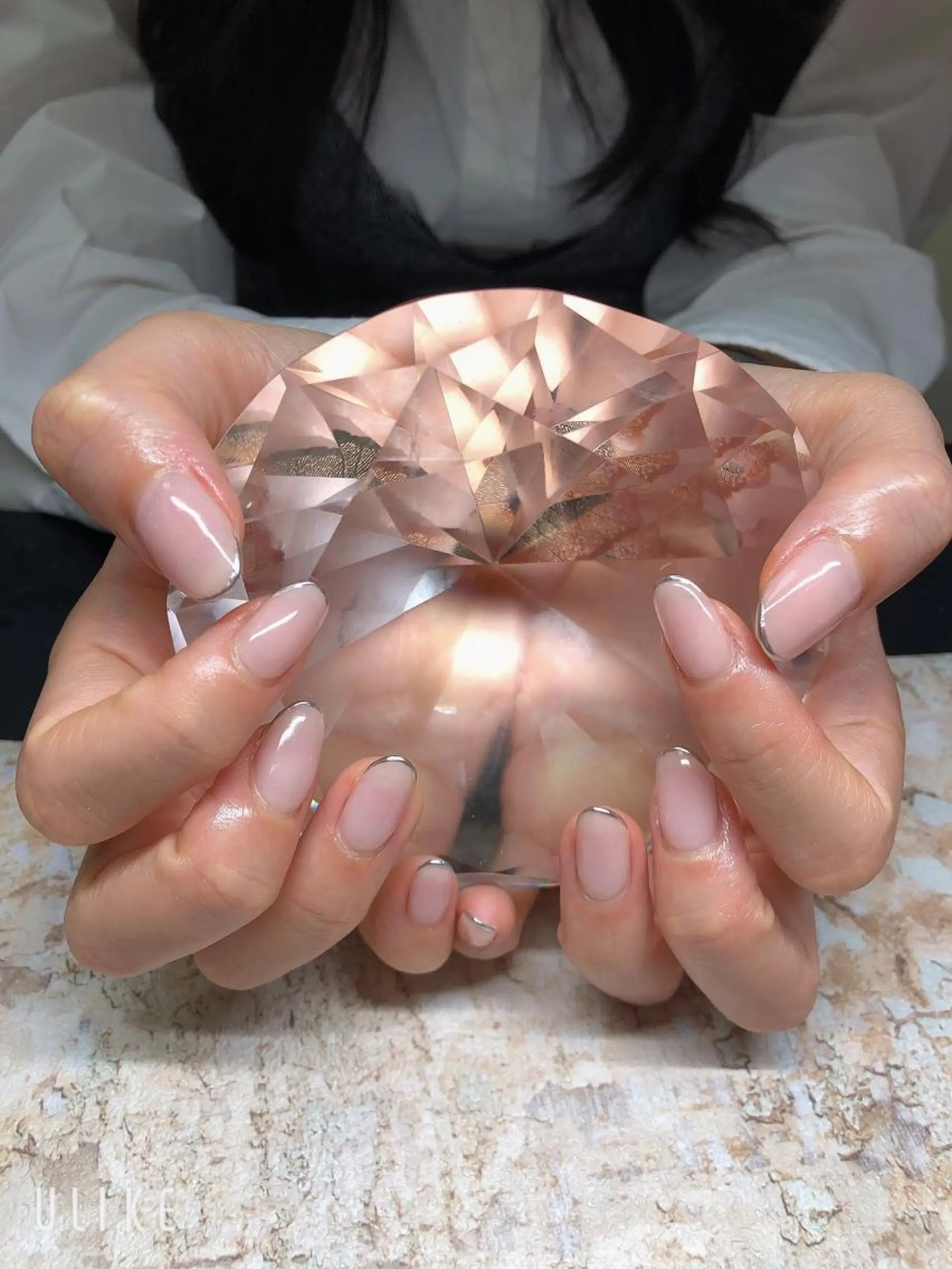 ネイル アートネイル フレンチネイル ジェルネイル グラデーション 韓国ネイル Nail room Bimano所属・Bimano seica♡+°のネイルデザイン