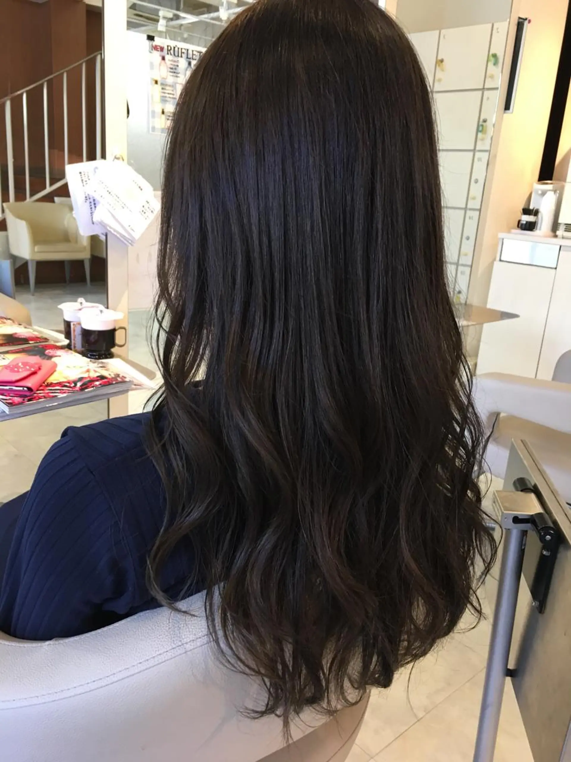 ロング アッシュ ロング カット ヘアカラー 本田 卓也のヘアスタイル