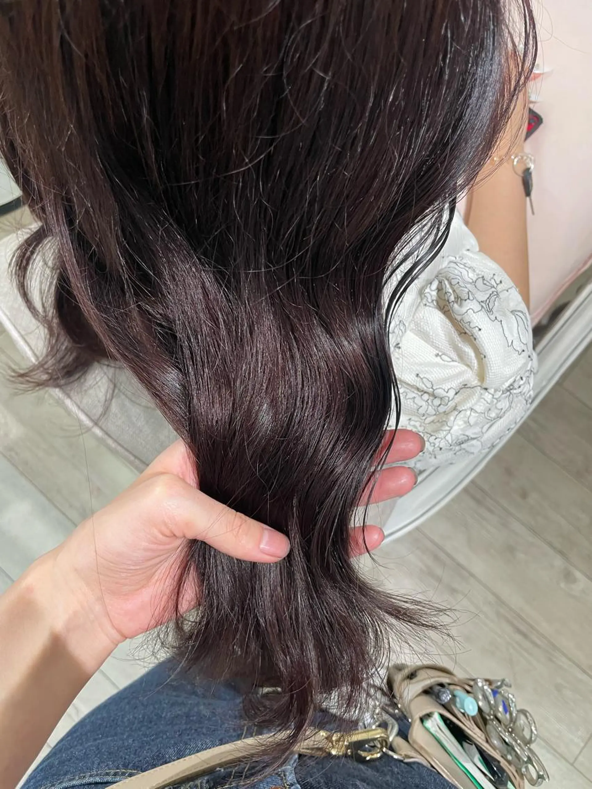 カラー ブリーチ ラベンダーカラー ブリーチなしカラー ピンクカラー ピンクラベンダー Maisie所属・ヘアアレンジ/ 暖色🩵hazukiのヘアスタイル