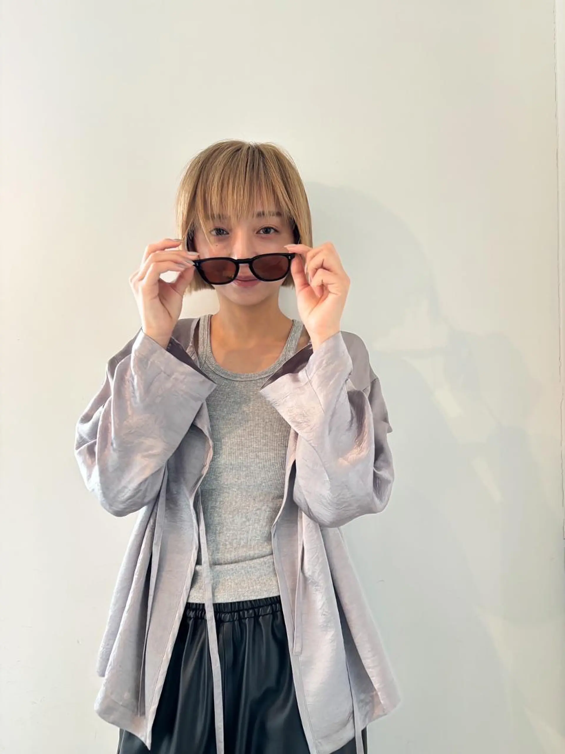 ショート カラー ショートボブ アディクシーカラー ブリーチ ケアブリーチ デザインカラー ヘアカラー CEINE OURのヘアスタイル