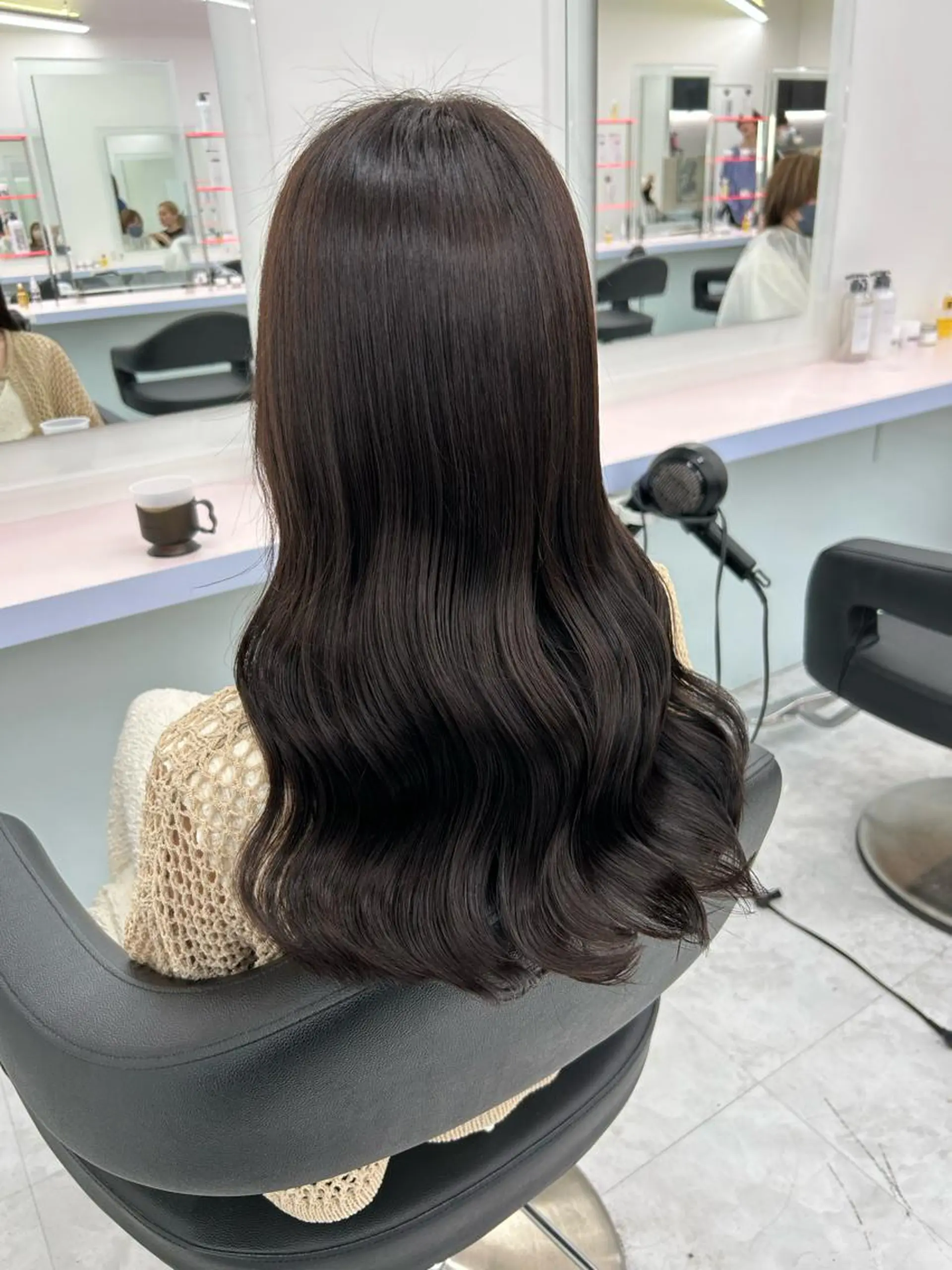 ロング カラー ヘアアレンジ ブリーチ ブラウンカラー ケアブリーチ 透明感カラー ダブルカラー ヘアカラー トリートメント ブリーチなしの達人 🇰🇷KAITOのヘアスタイル