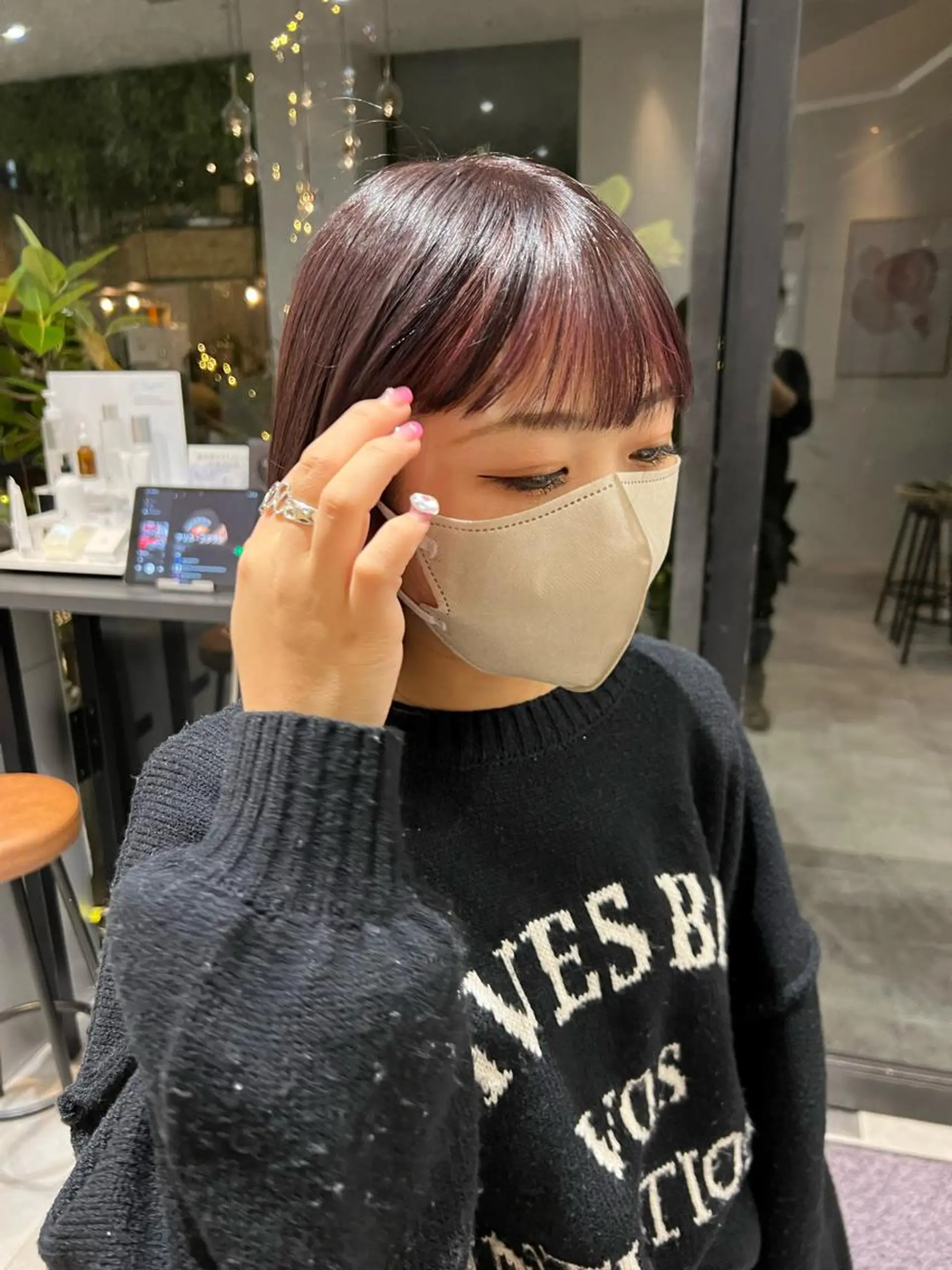 ショート i.osaka所属・たつ/レイヤーカット 顔周り/髪質改善のヘアスタイル