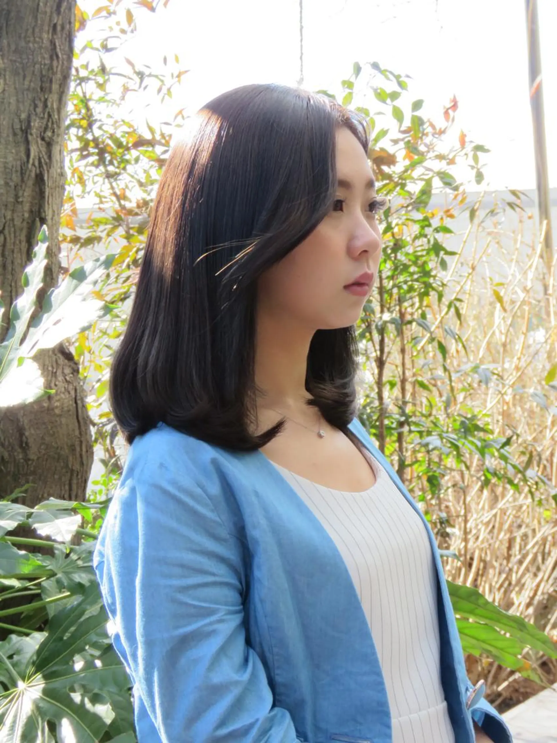 セミロング ＠kutsu tetsuoのヘアスタイル