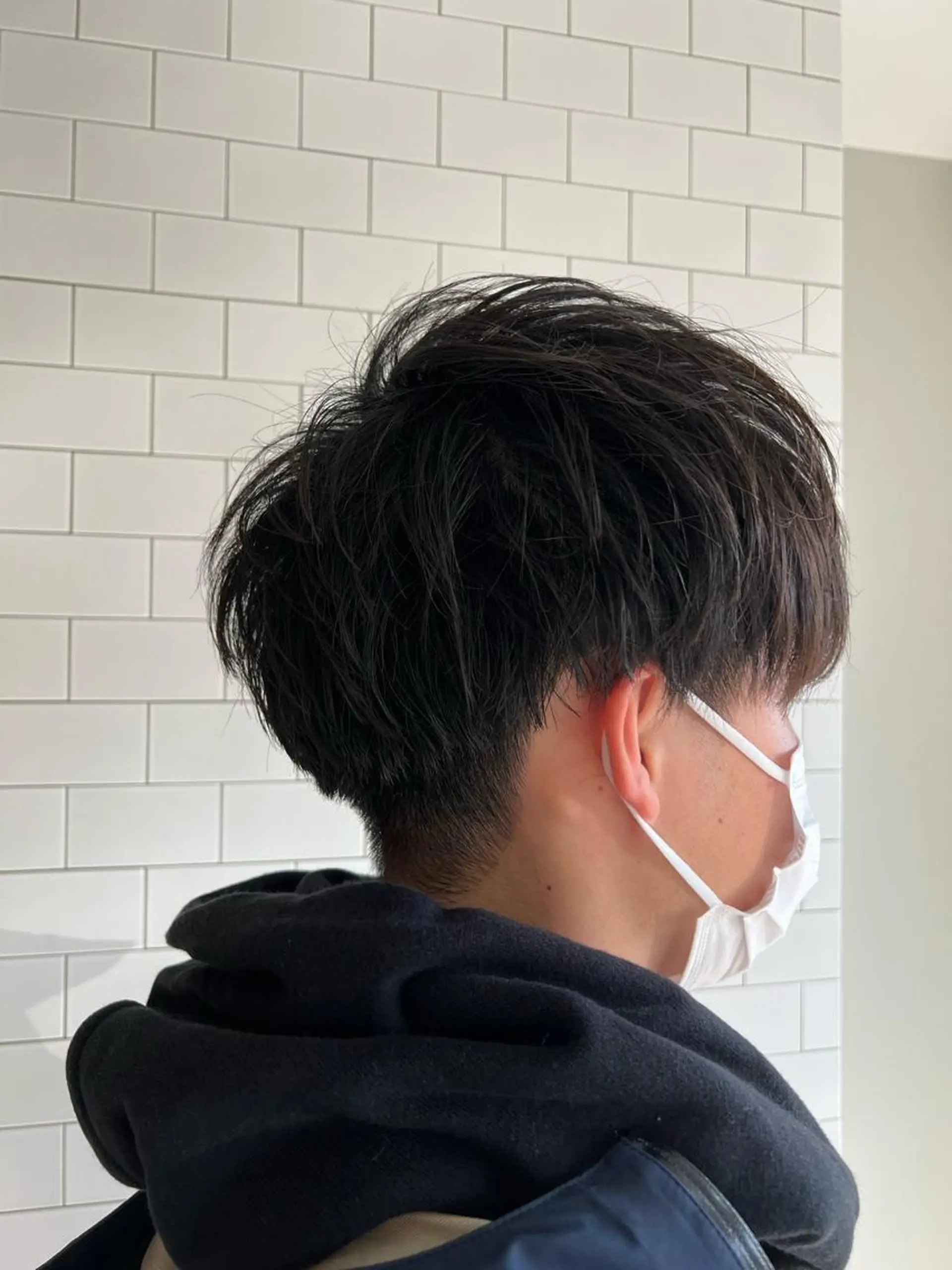 メンズ ぱつボブ/ ショート/YUKIのヘアスタイル