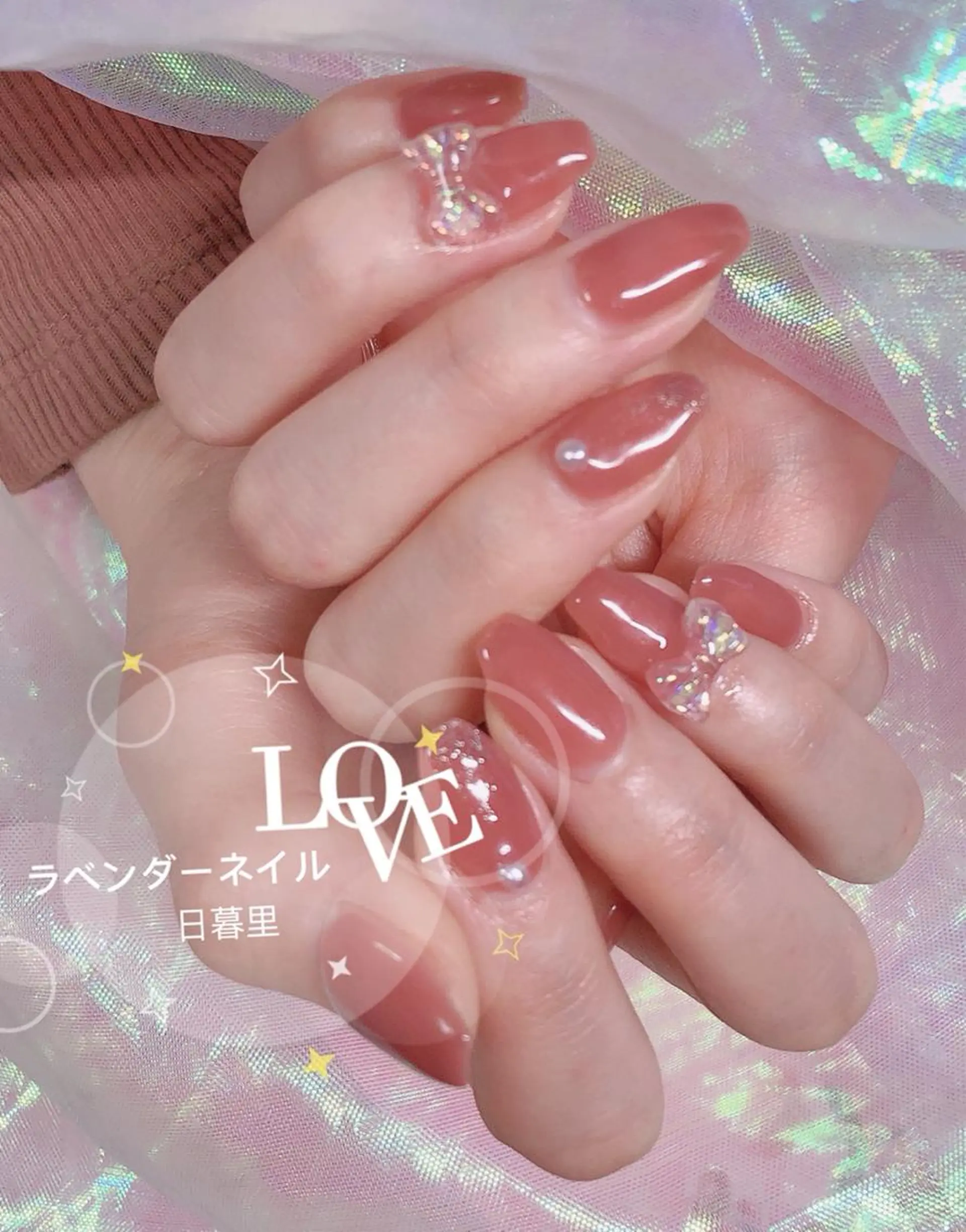 ネイル ラベンダー💖日暮里 ルル💖ネイルのネイルデザイン