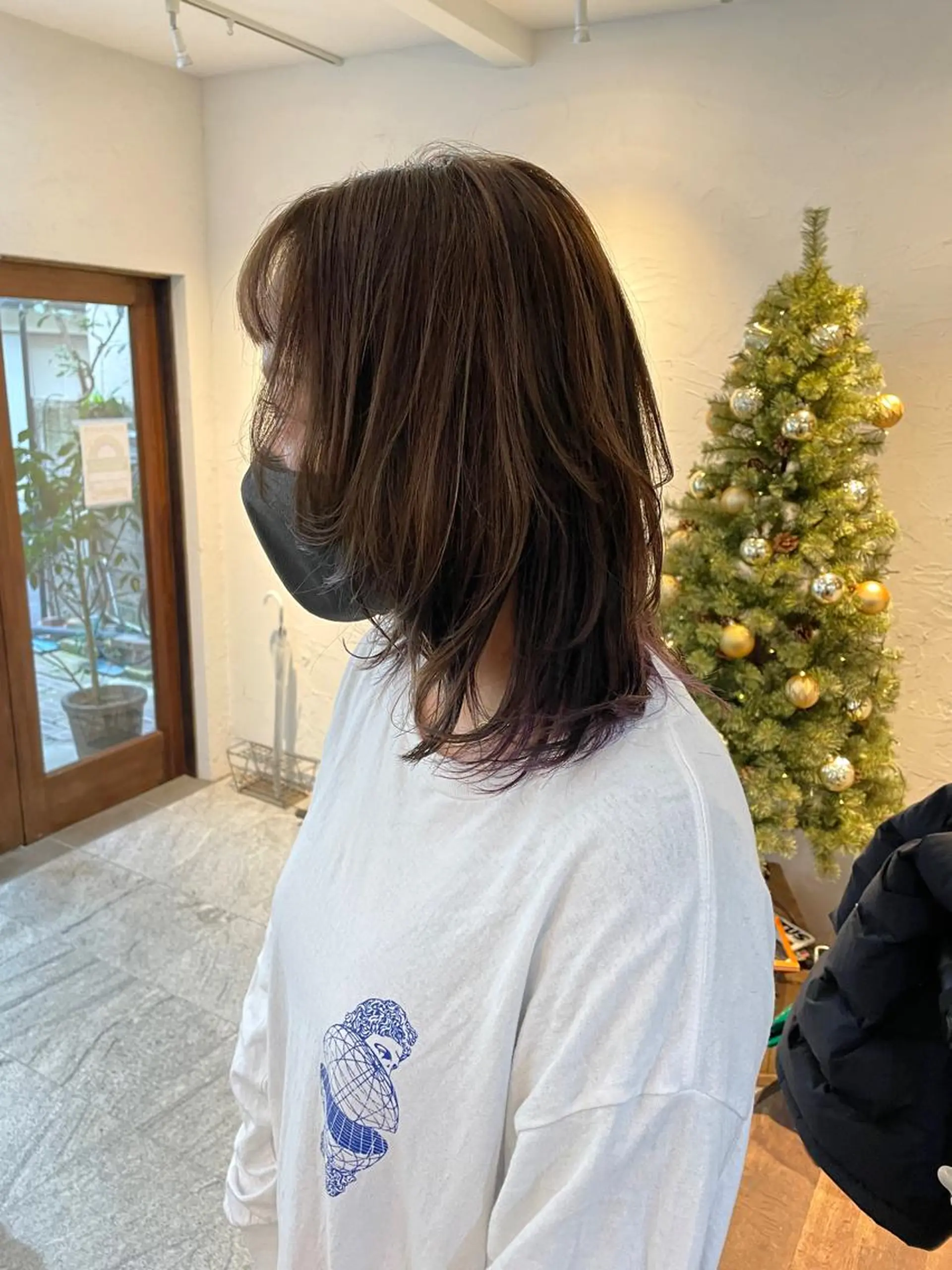 ミディアム カラー 高橋 愛美のヘアスタイル