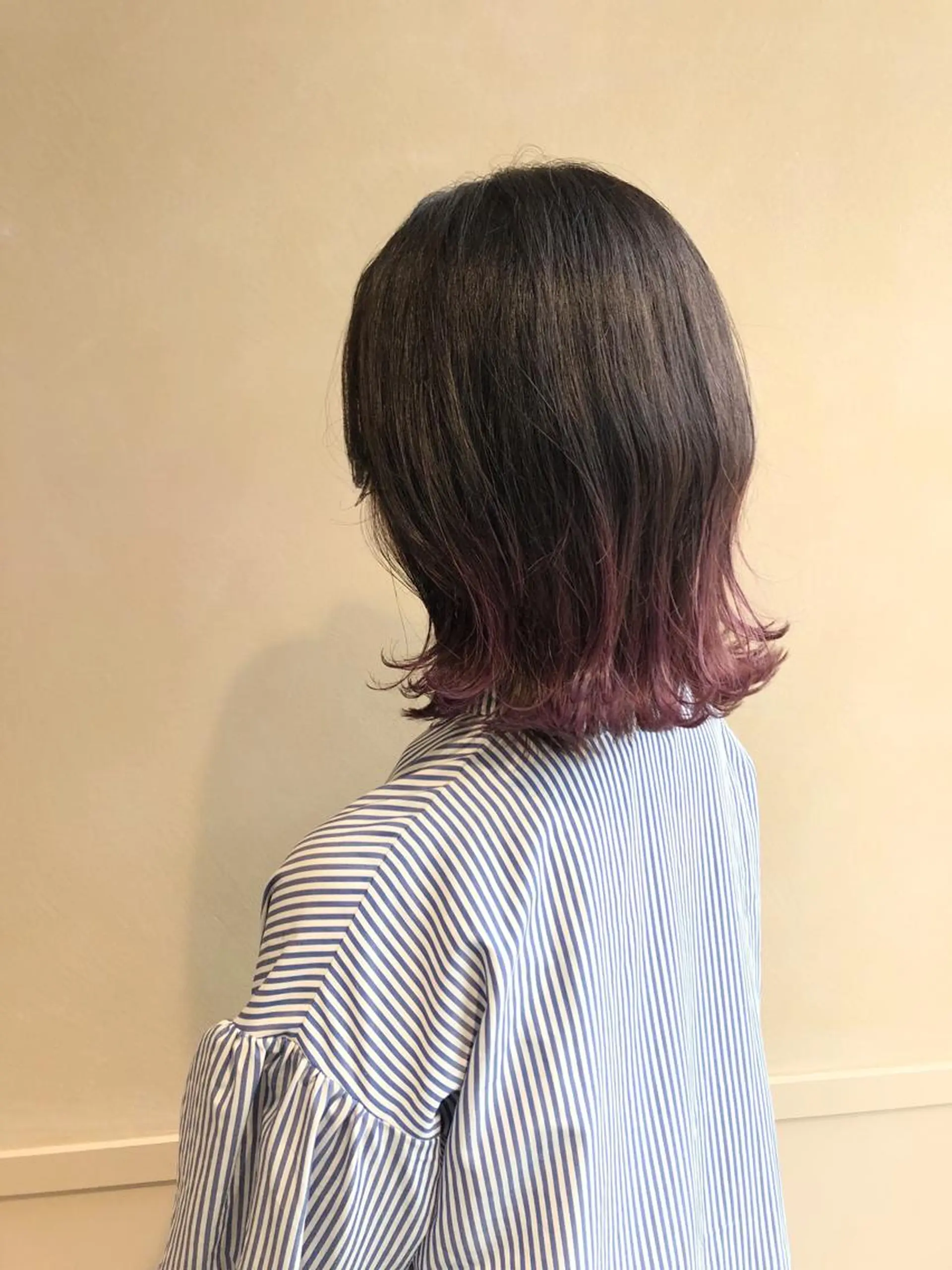 ミディアム 所渉/韓国レイヤー /ウルフカットのヘアスタイル