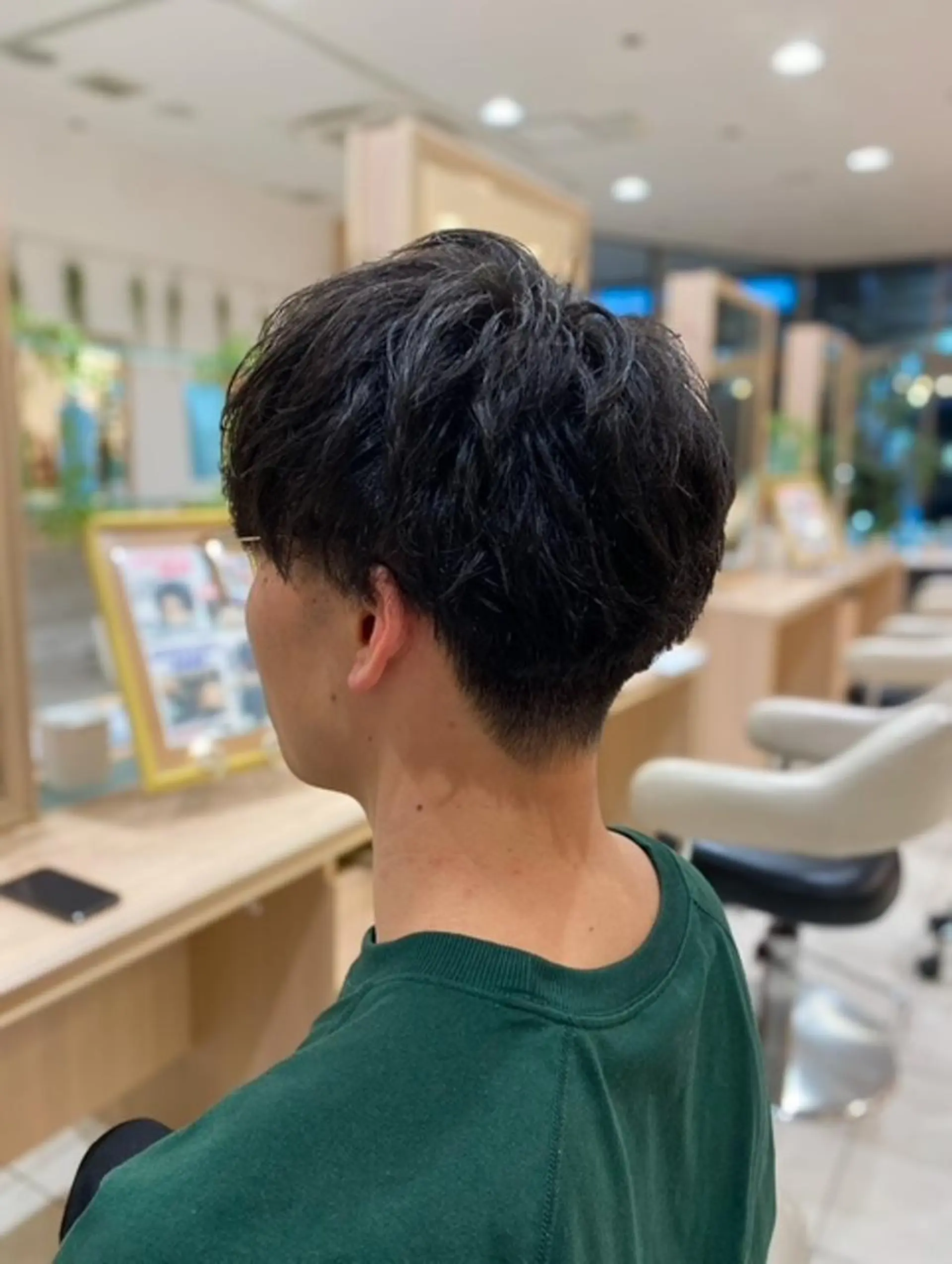 メンズ カット パーマ 片野 友椰のヘアスタイル