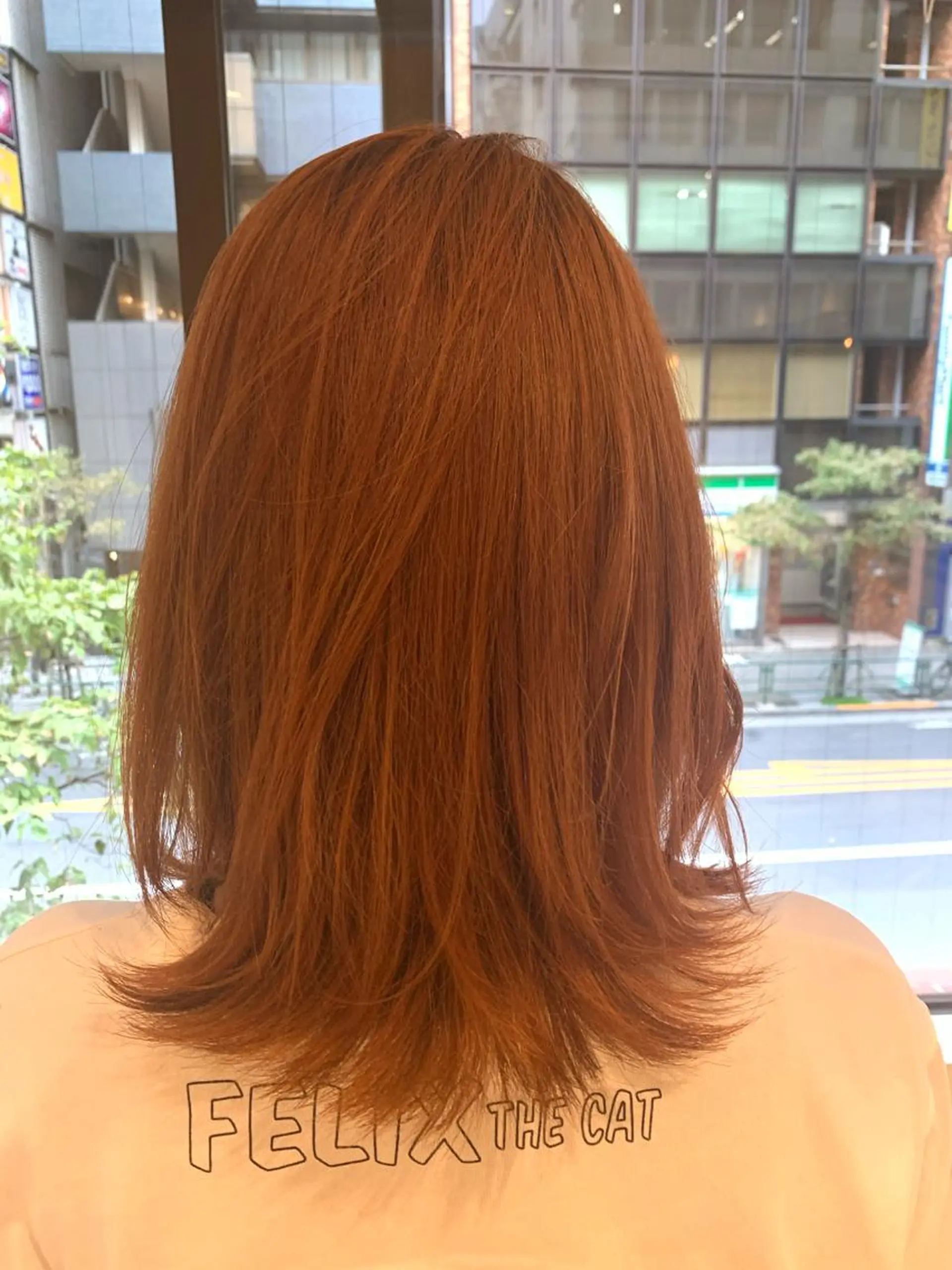 セミロング 渋谷ハイトーン/ デザインカラー阿部のヘアスタイル