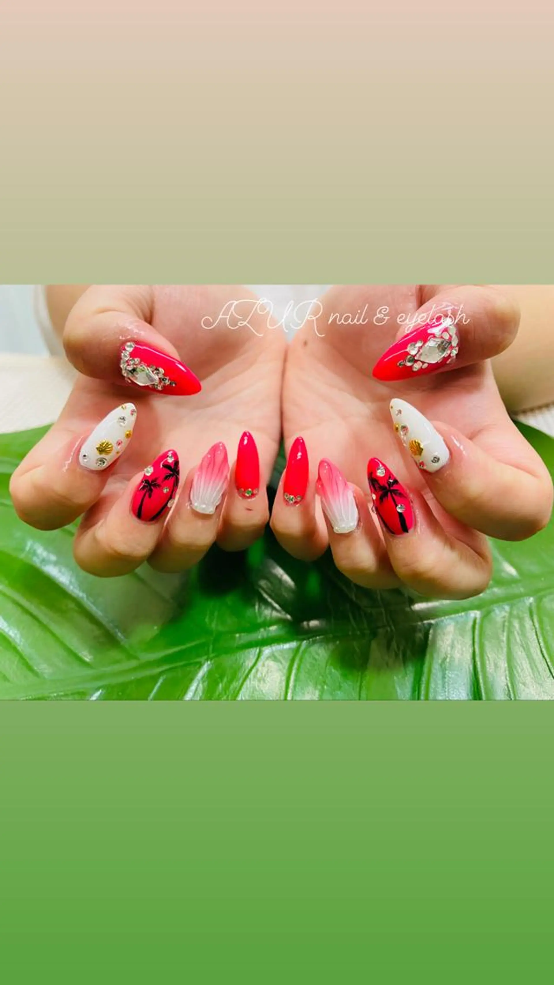 ネイル AZUR N&eyelashのネイルデザイン