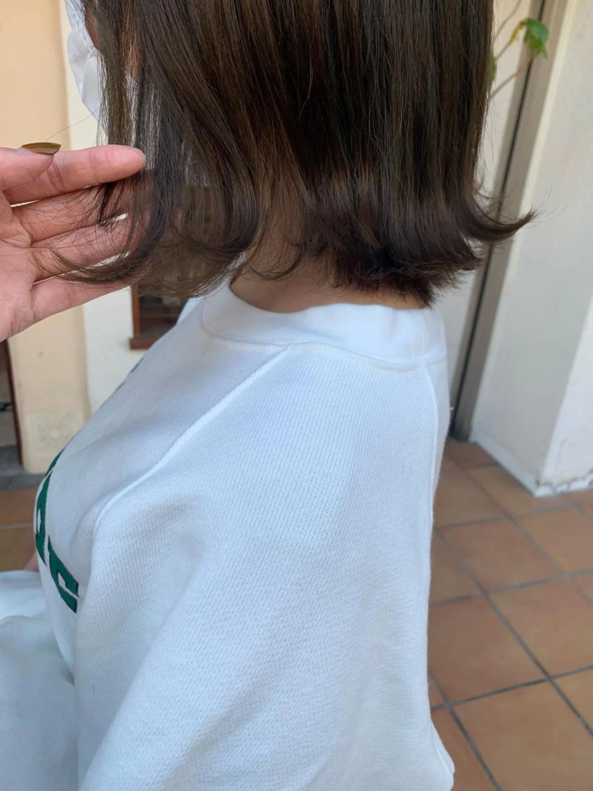 ミディアム カラー ヘアアレンジ カット ヘアカラー トリートメント 中津/柔らかカラー/ ナガオ　イズミのヘアスタイル