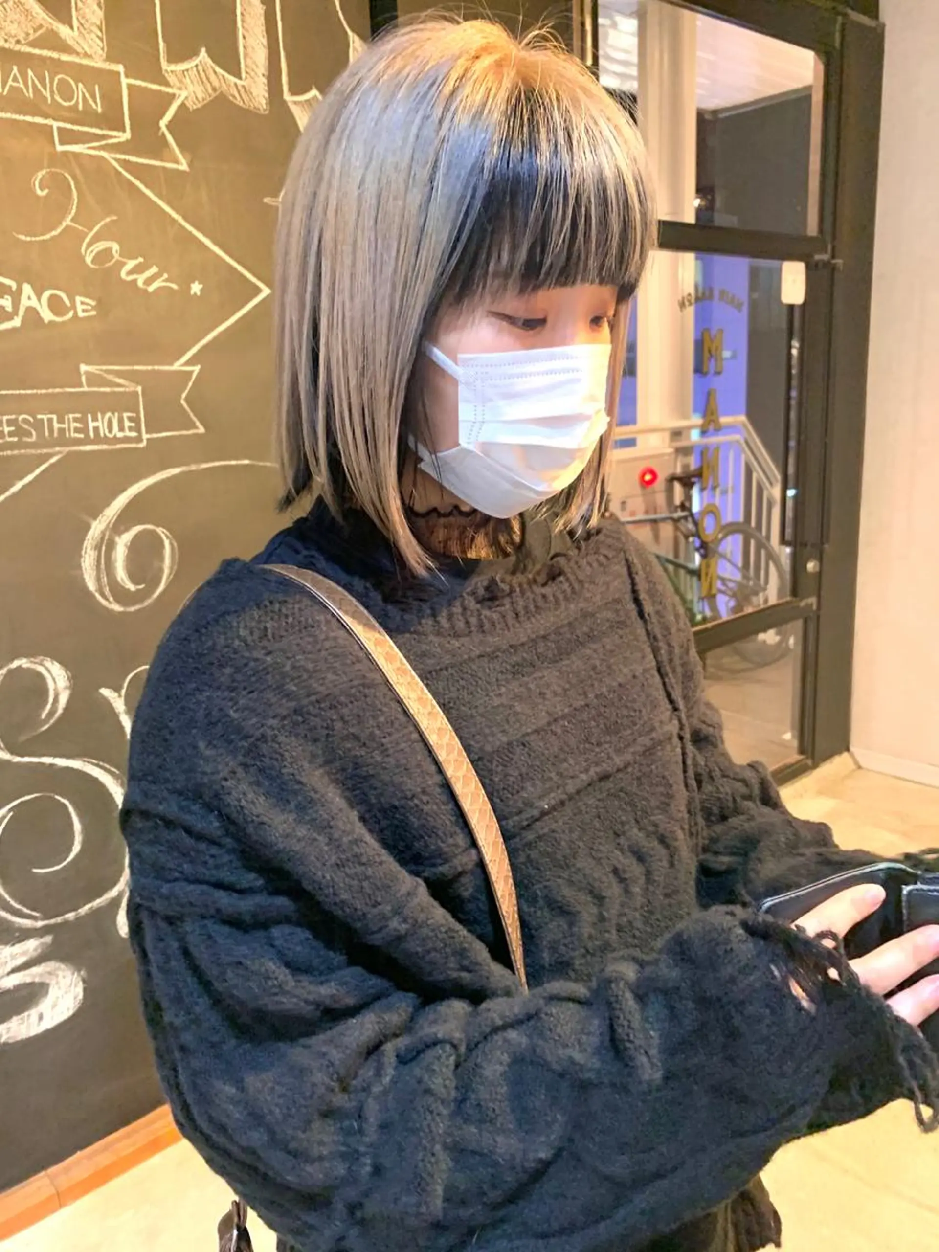 ショート カラー ヘアカラー トリートメント メンズヘア/レイヤー /ボブ山内春輝のヘアスタイル