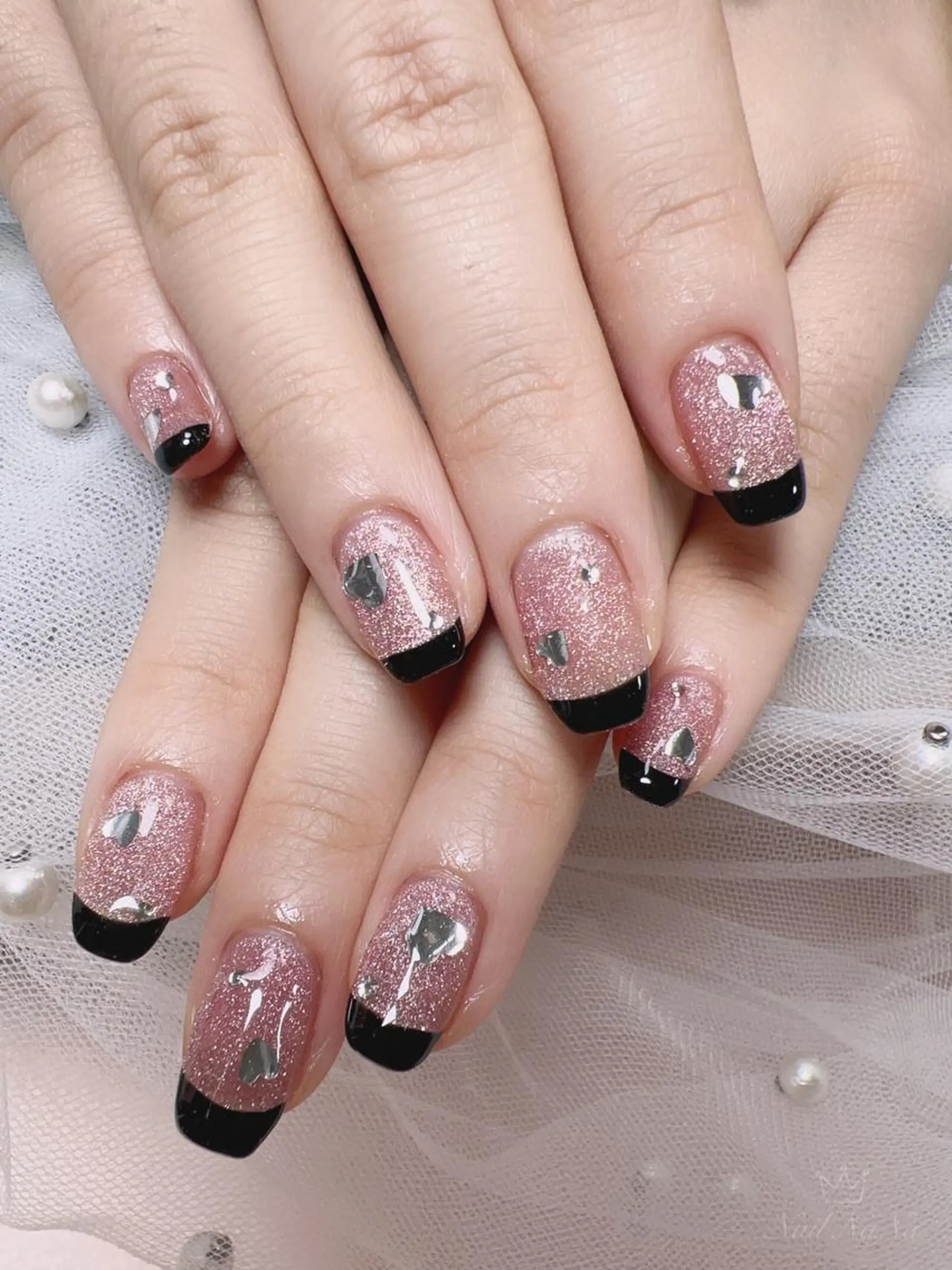 ショート カラー ネイル フレンチネイル ハンドネイル Nail NaNaのネイルデザイン