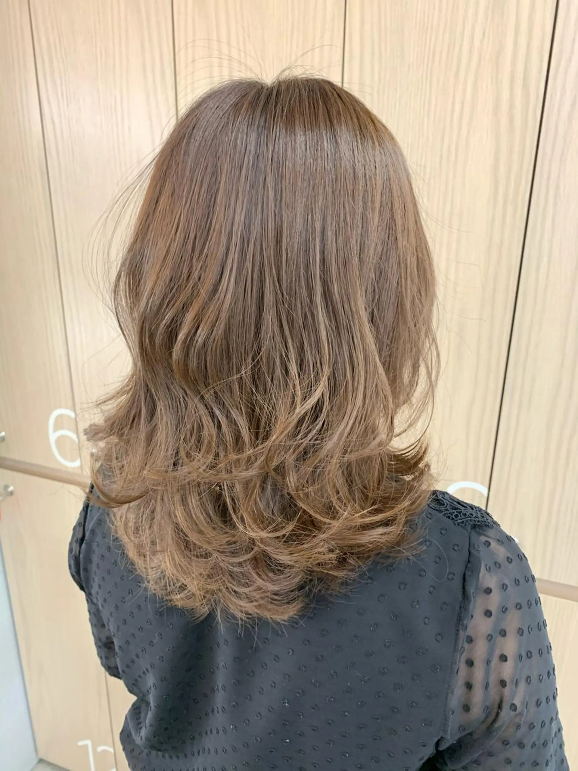 ミディアム カラー Silk-lei【銀座店】所属・銀座/美髪縮毛矯正 /髪質改善/山本翔華のヘアスタイル