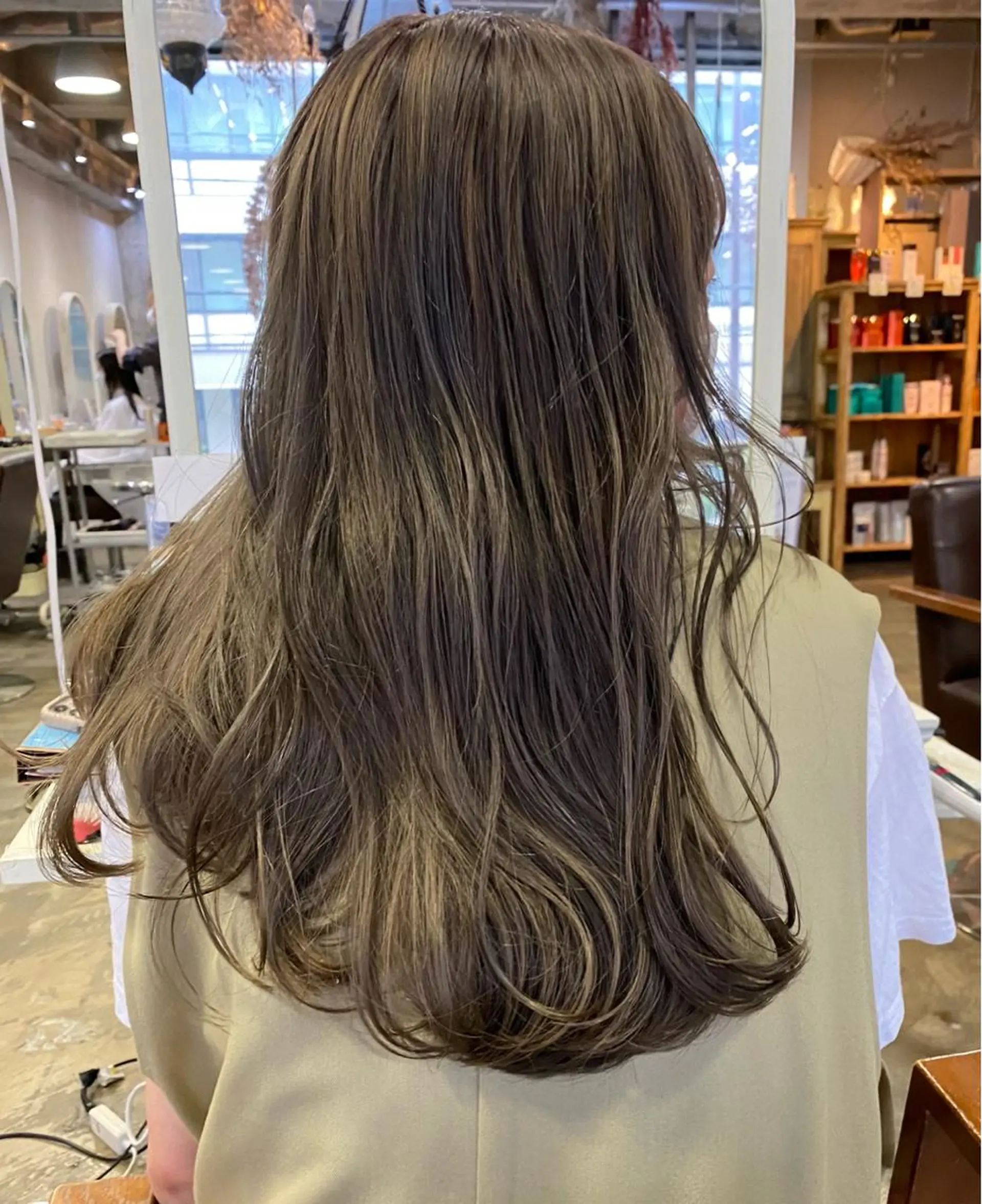 ロング カラー カット ヘアカラー トリートメント Pia/KIRIA /福岡美容室のヘアスタイル