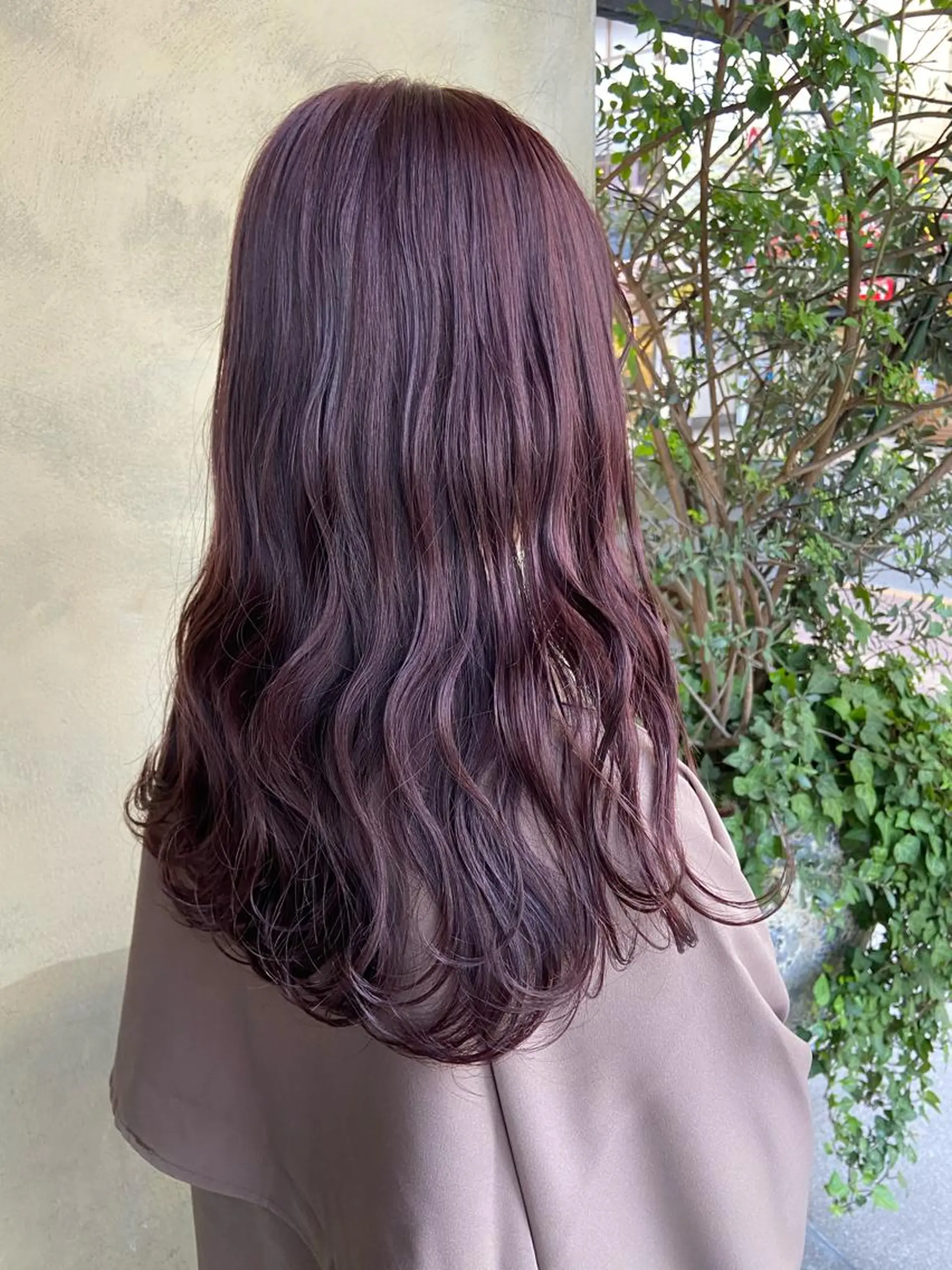 セミロング カラー ヘアカラー トリートメント 🧸プルエクステ❤︎ ネイルKAO🧸のヘアスタイル