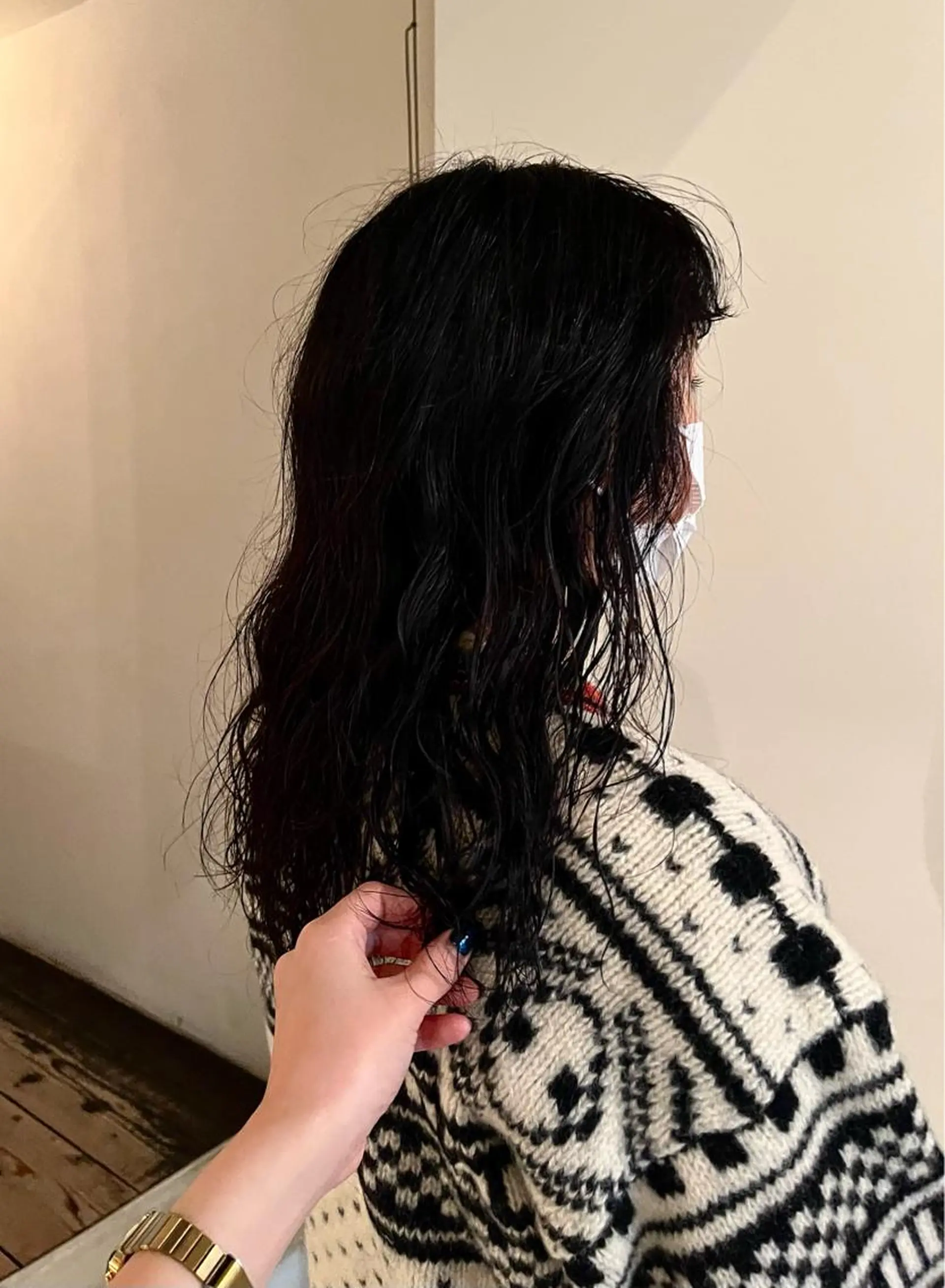 ロング パーマ room3小出 奈央子のヘアスタイル