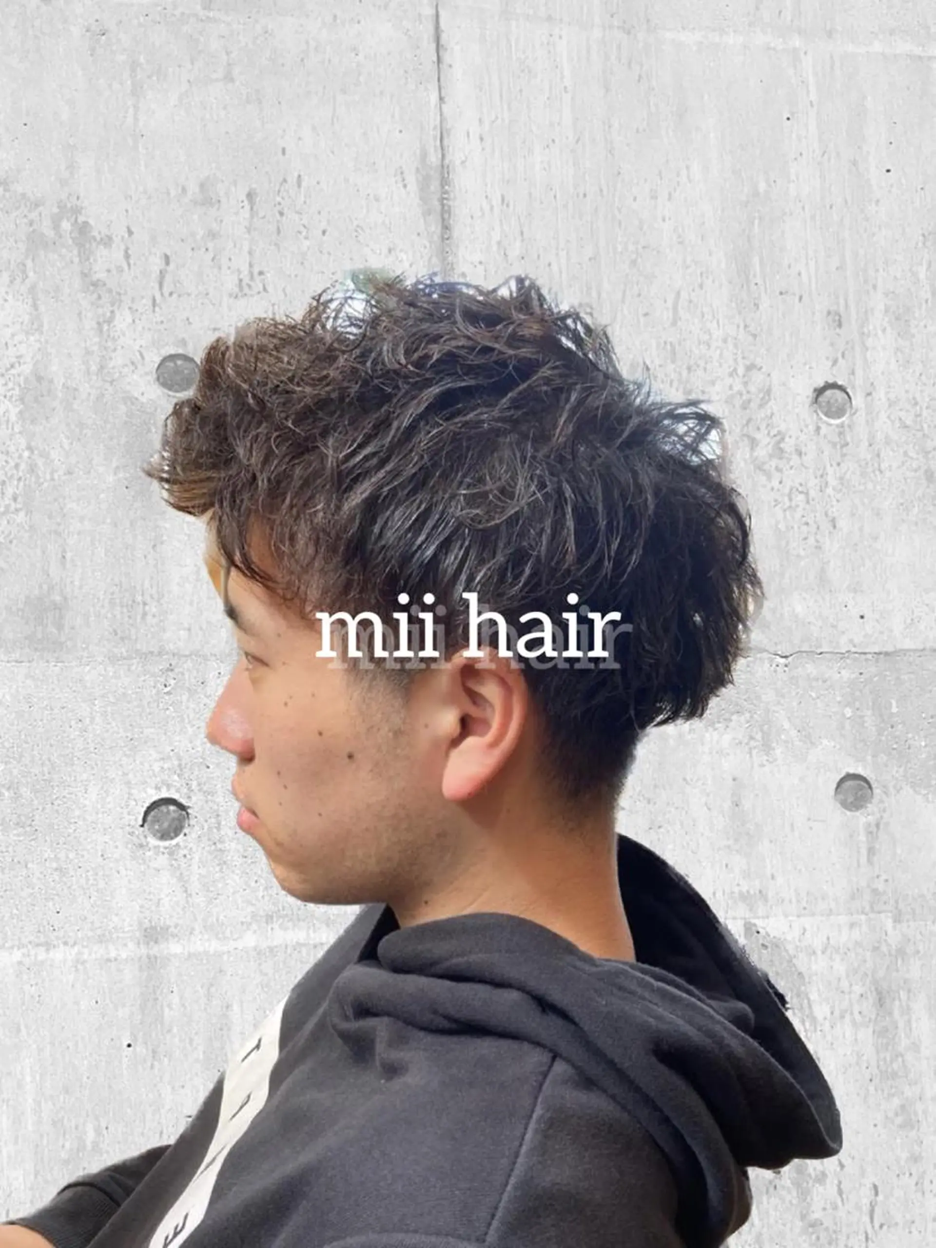 ショート パーマ Miku❇️ フェイスレイヤーのヘアスタイル