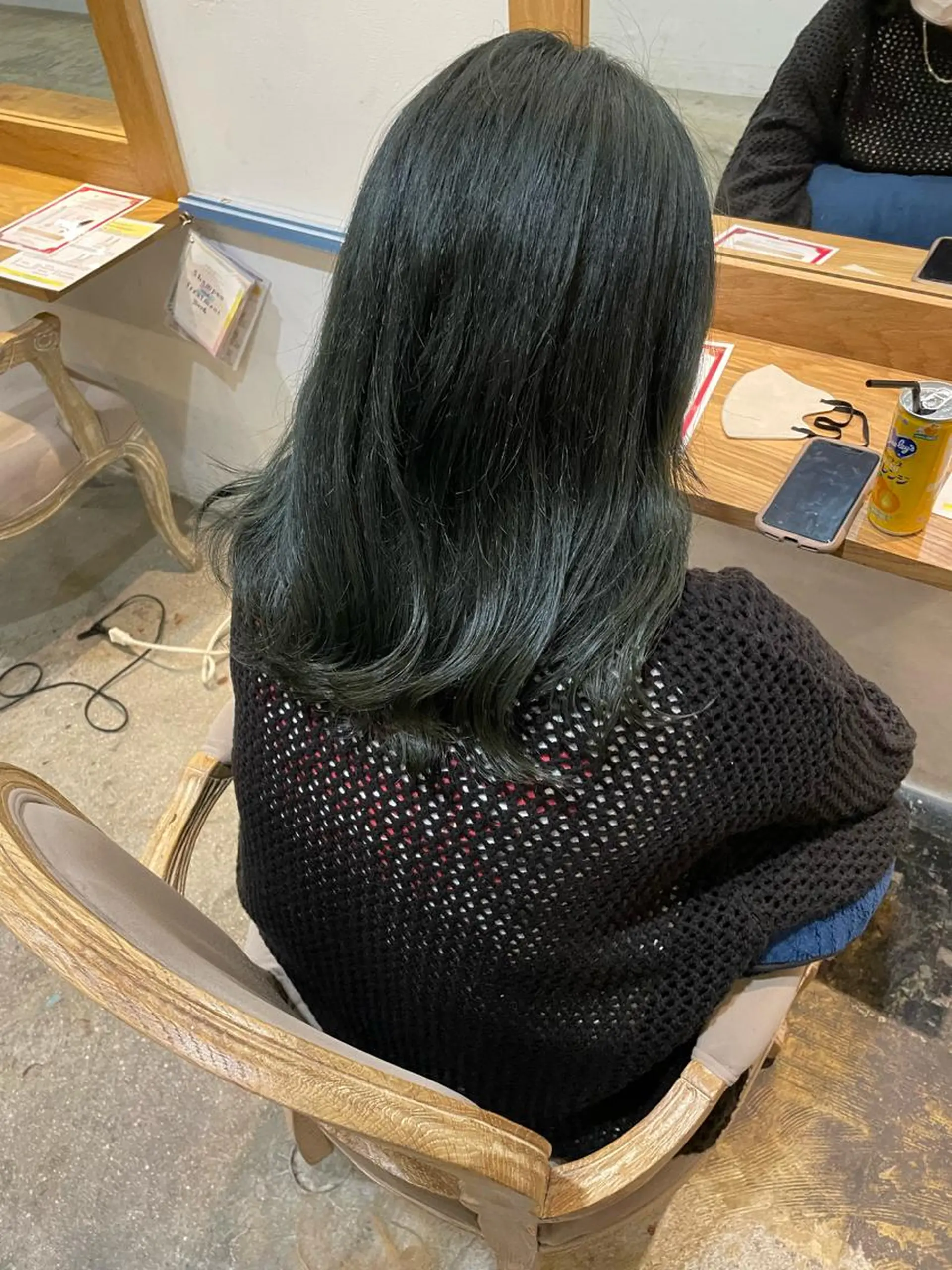 セミロング バレイヤージュモデル 小林匠❤️‍🔥のヘアスタイル