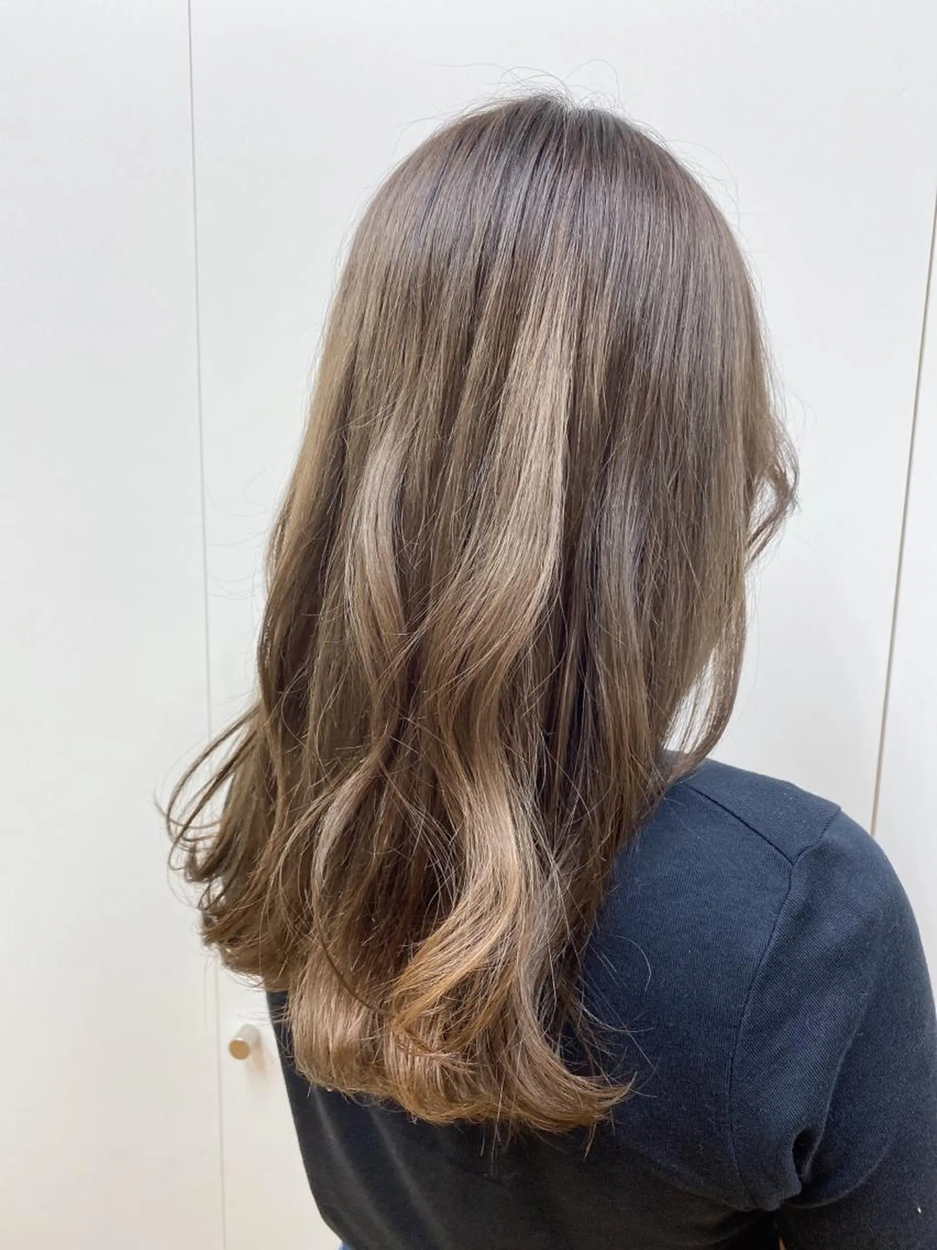 ロング カット ヘアカラー トリートメント 田中  愛のヘアスタイル