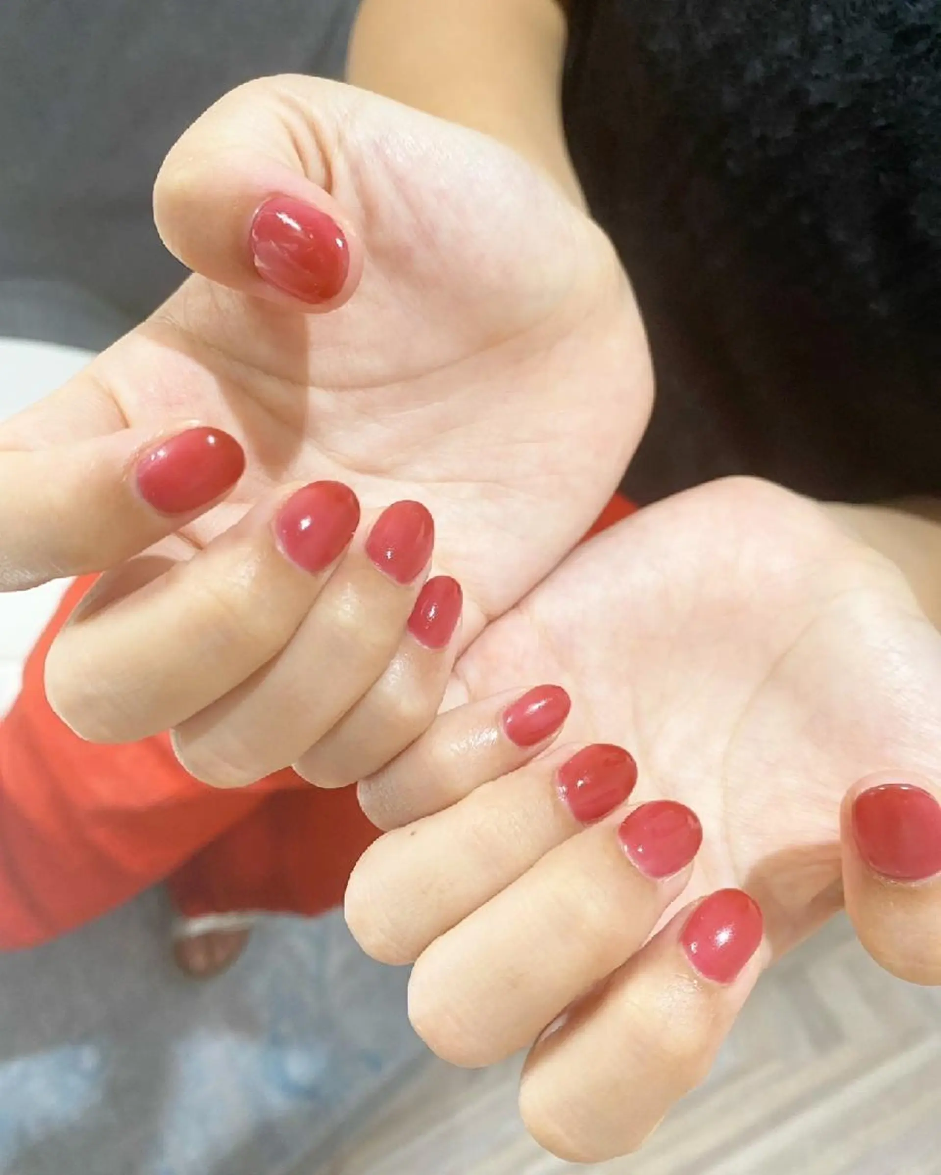 ネイル ジェルネイル ワンカラーネイル パラジェル Miss:R  中津店 所属・稲岡 麻里亜のネイルデザイン