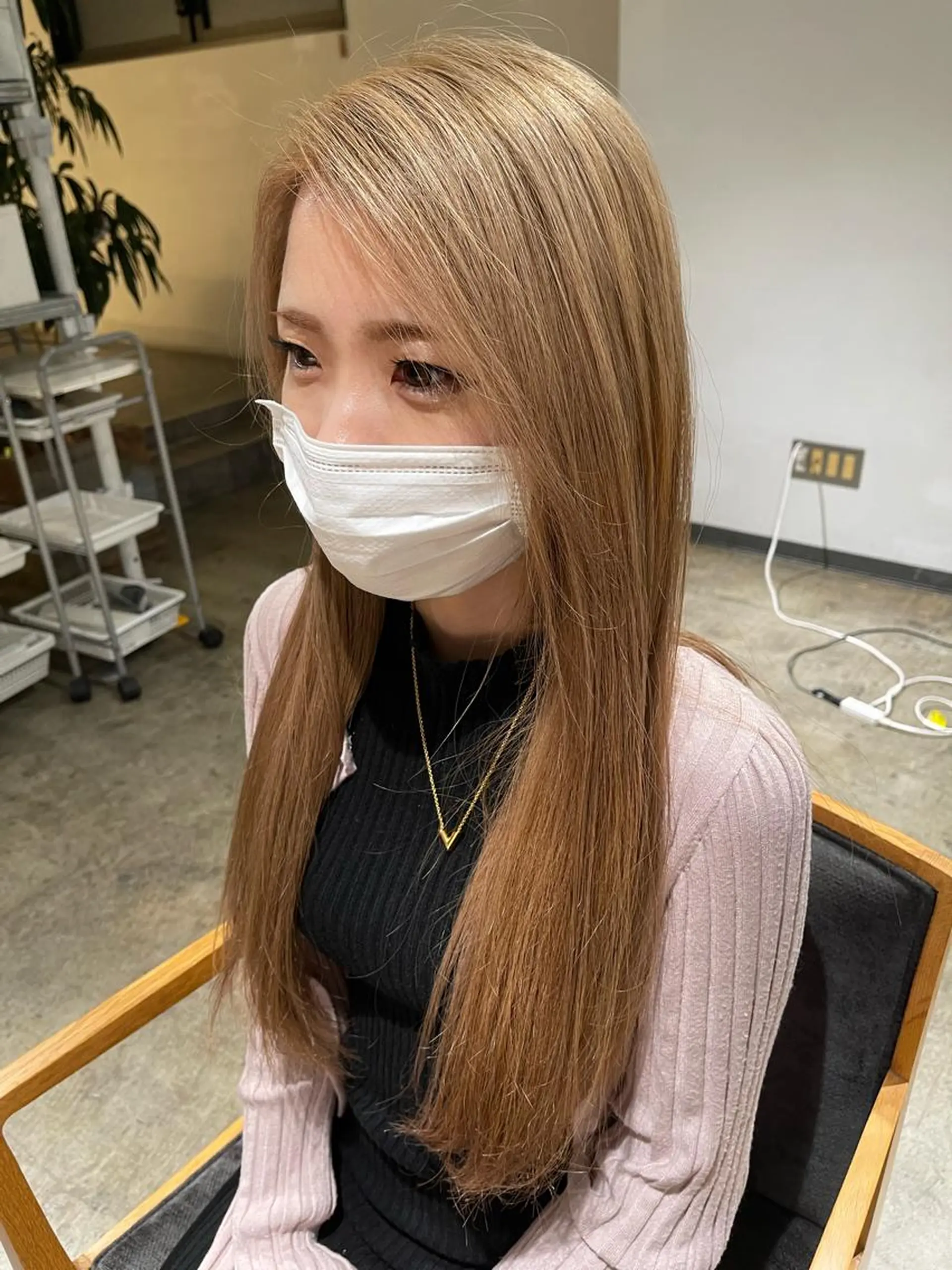 ロング 外国人風カラー ハイライト レイヤーカット 似合わせカット ウルフカット ヘアカラー メンズケアブリーチ 特化🔥村田のヘアスタイル