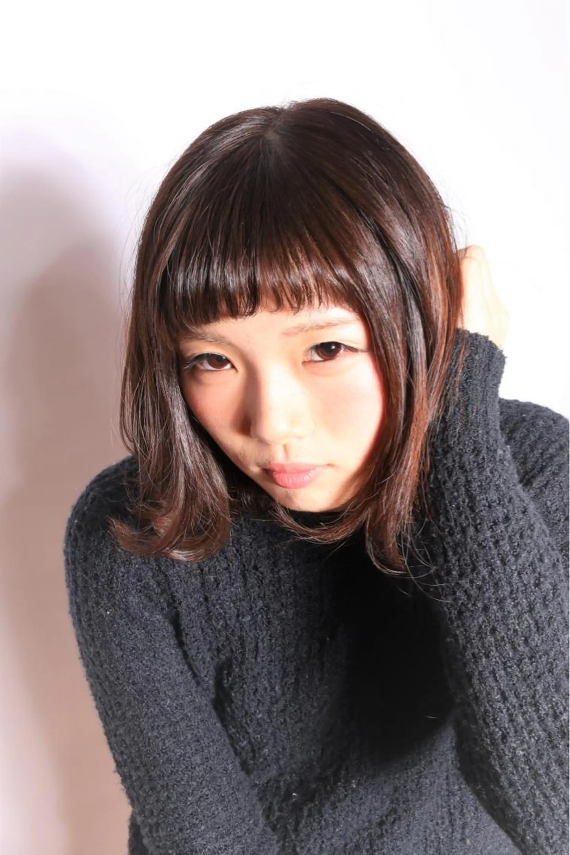 ショート ミディアム カラー パーマ 小島 脩のヘアスタイル