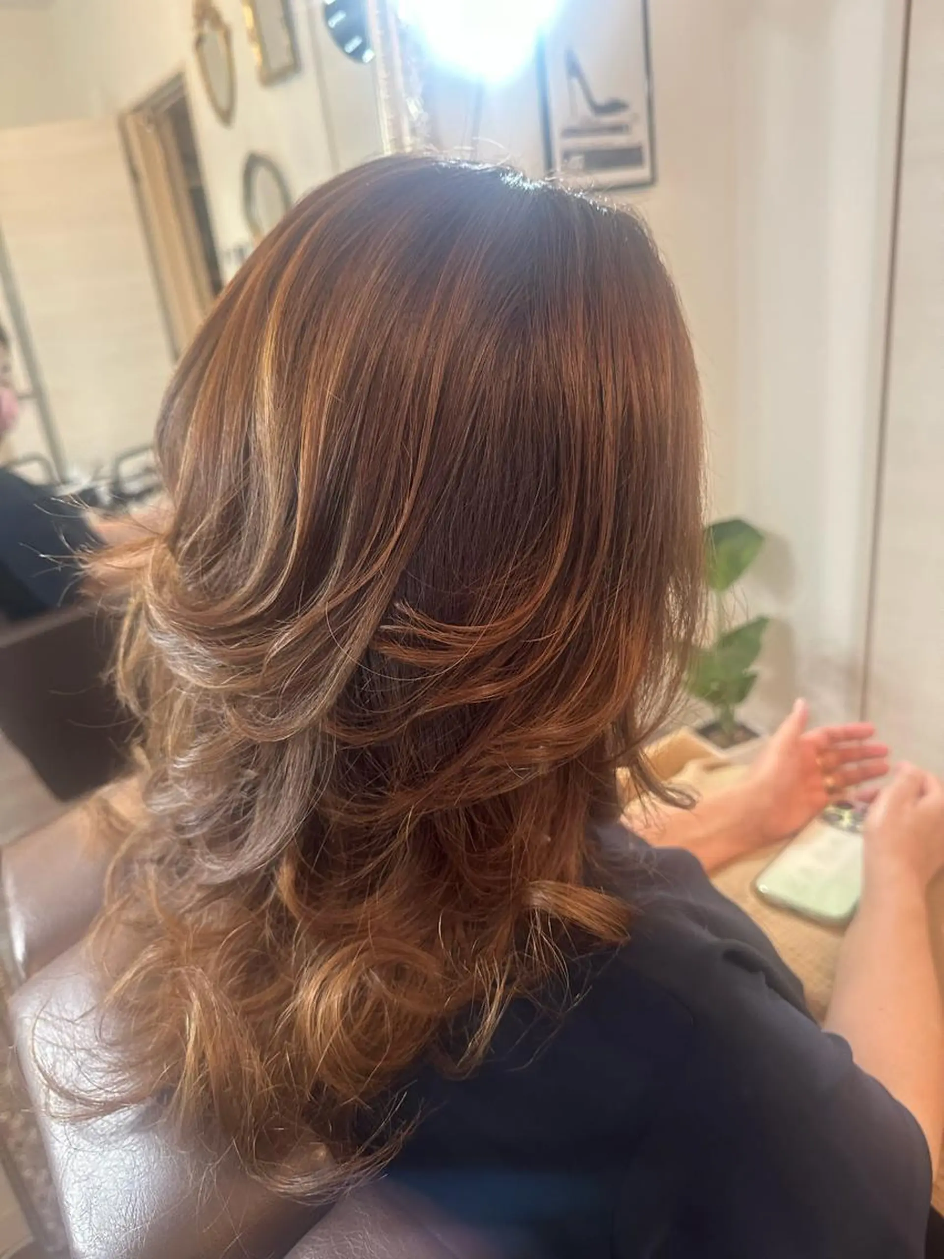 ロング カラー ハイライトカラー ハイレイヤー ハイライト レイヤーカット 🌺✨小川 友佳✨🌺のヘアスタイル