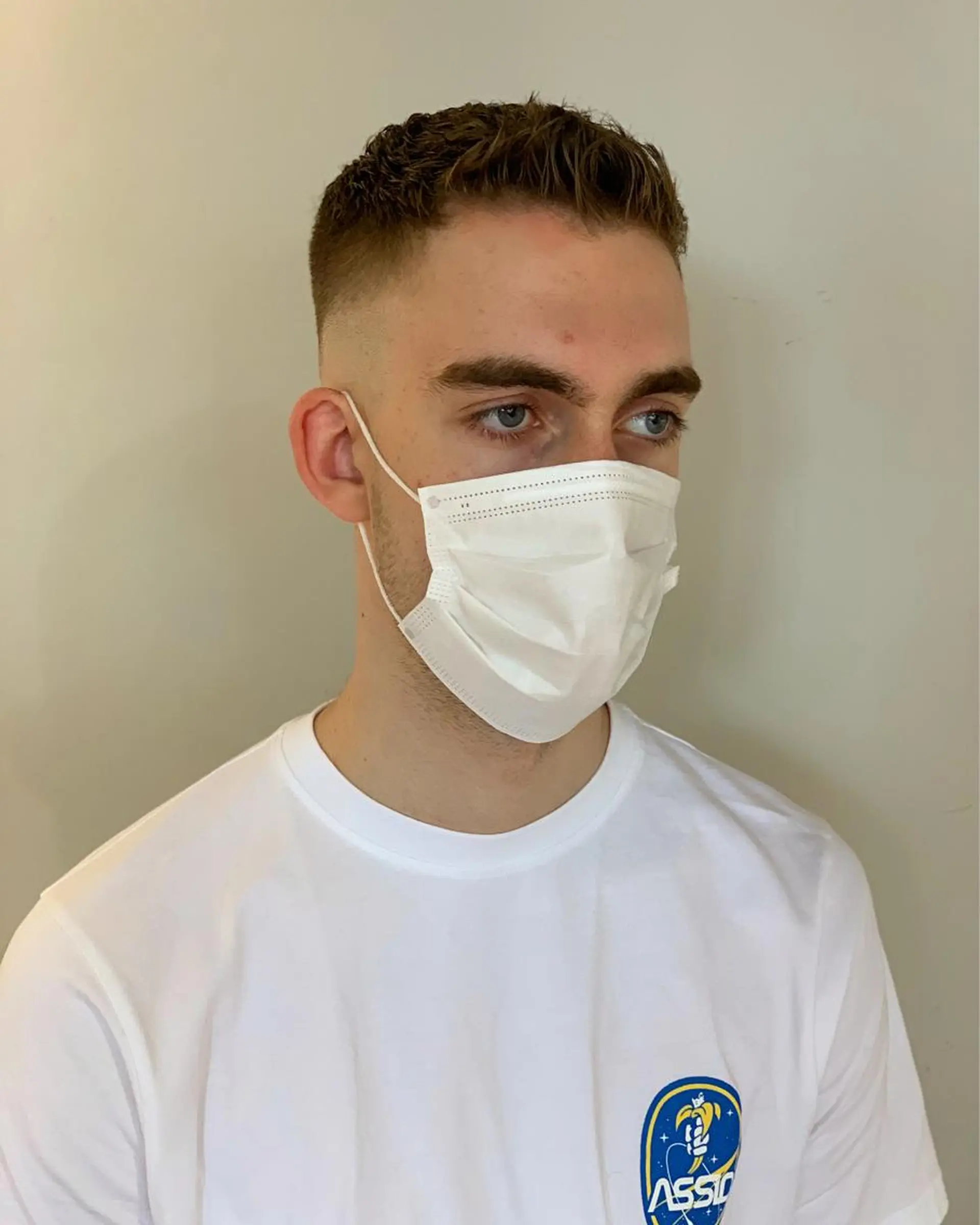 メンズ オールバック フェードカット 七三 スキンフェード ツーブロック カット Leverage所属・【店長】外国人風 メンズヘア尾上雄輝のヘアスタイル