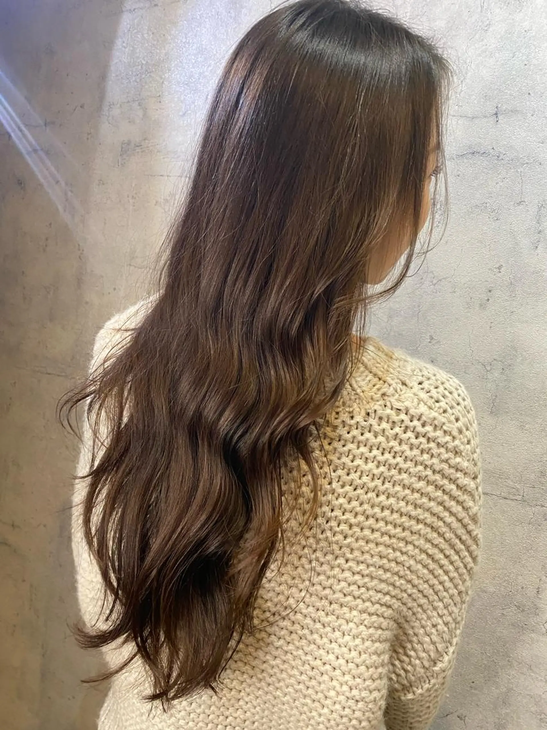 ロング 髪質改善 トリートメント vato マンツーマンサロンのヘアスタイル