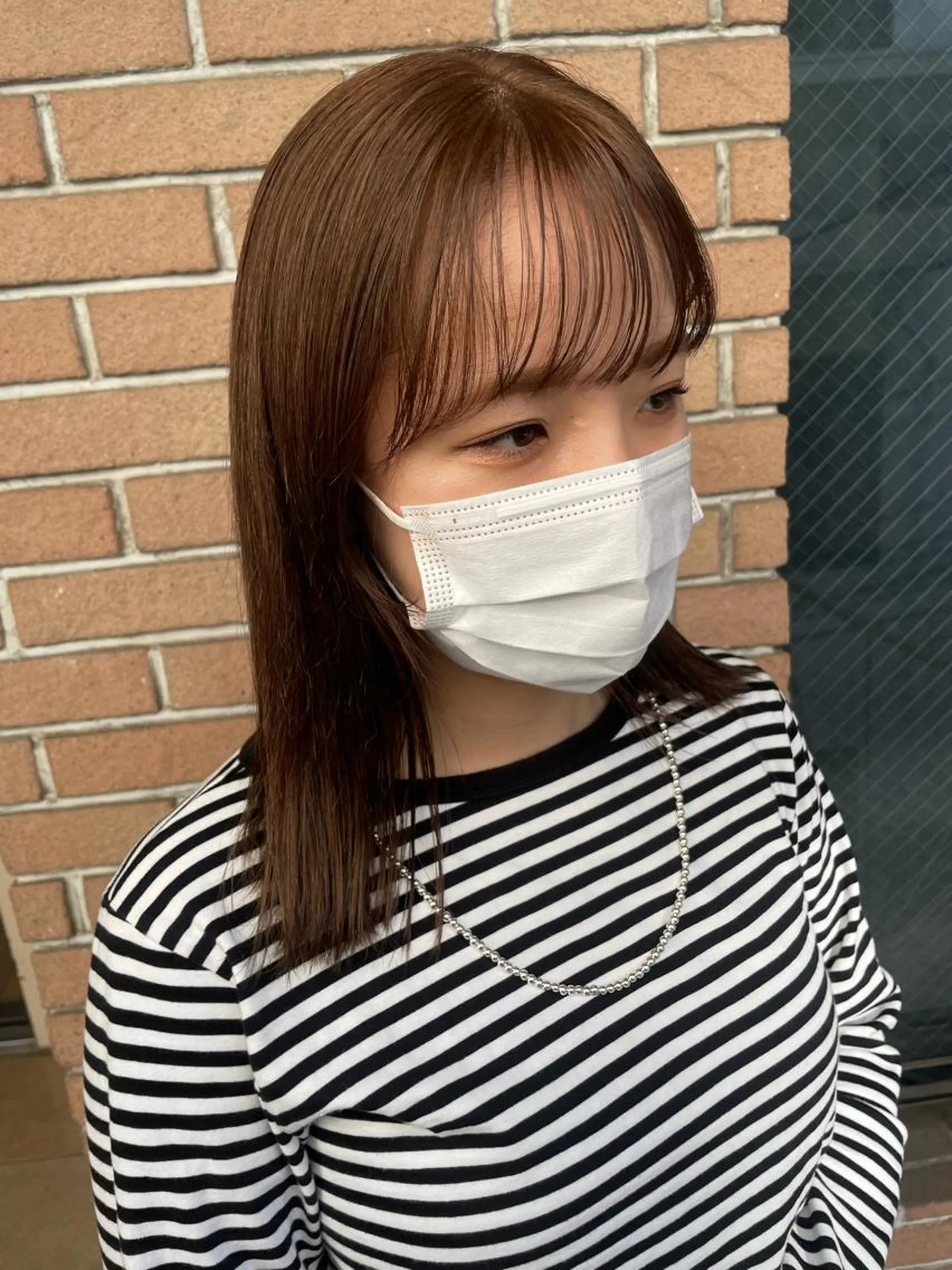 ミディアム カラー ブリーチ ボブヘアカット Rikapi❤️のヘアスタイル