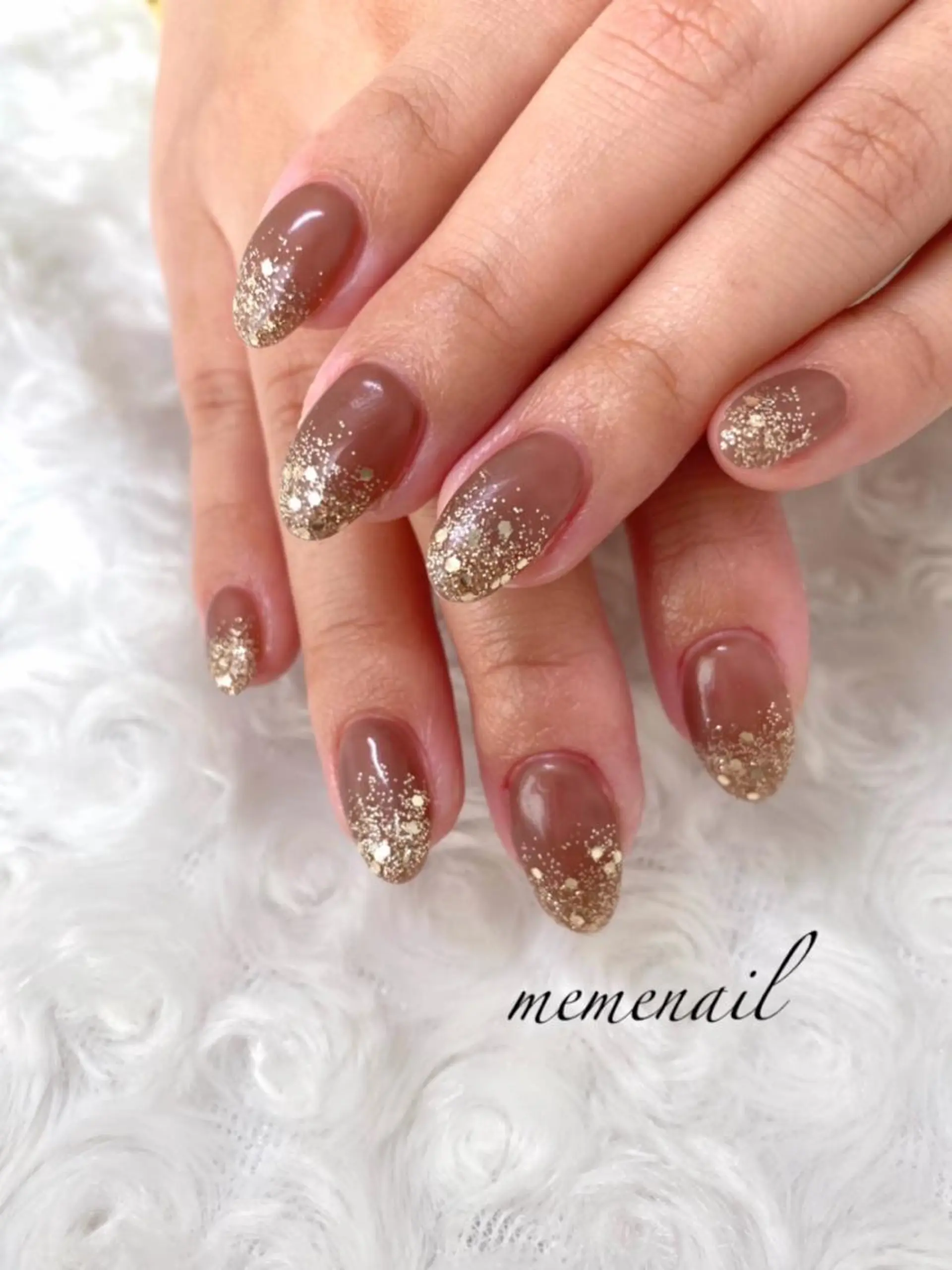 ネイル ラメ(グリッター) ラメグラデーション 持ち込み Noguchi Megumiのその他イメージ