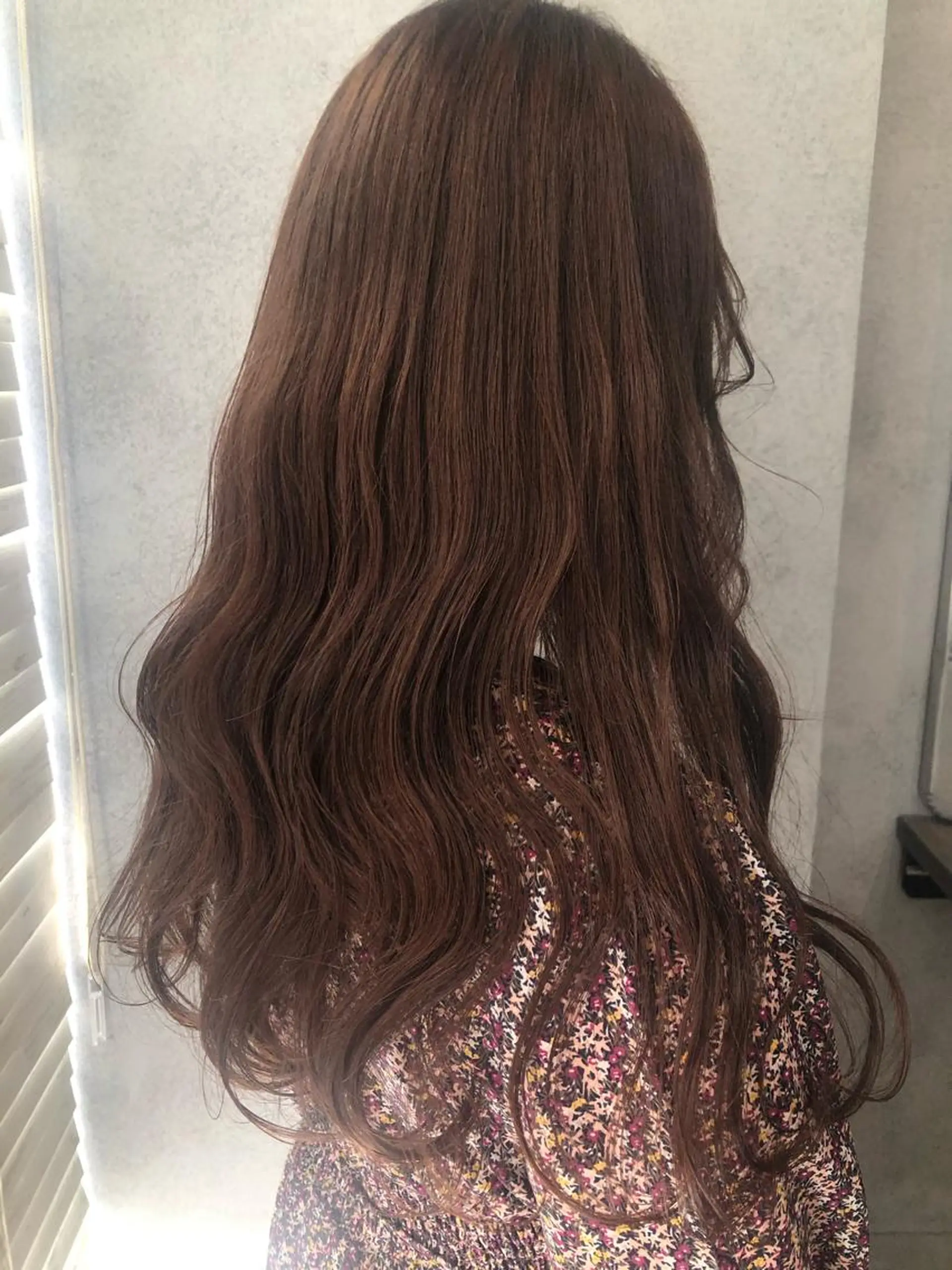 ロング カラー ベージュカラー ラベンダーカラー ピンクカラー 櫻井 未悠のヘアスタイル