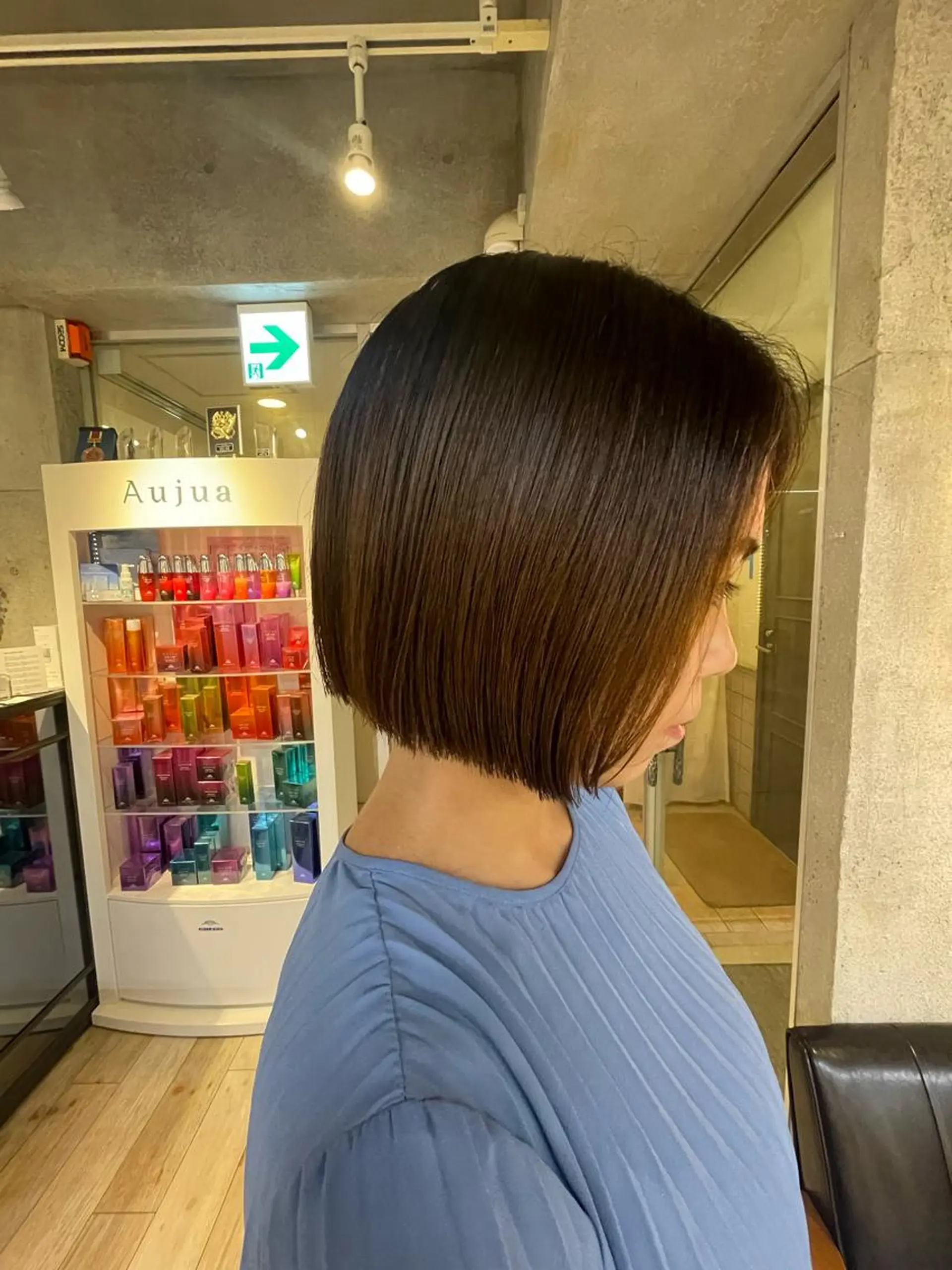 ショート 切りっぱなしボブ ボブ flammeum藤沢所属・たなか さやか /モデル様募集中🤍のヘアスタイル