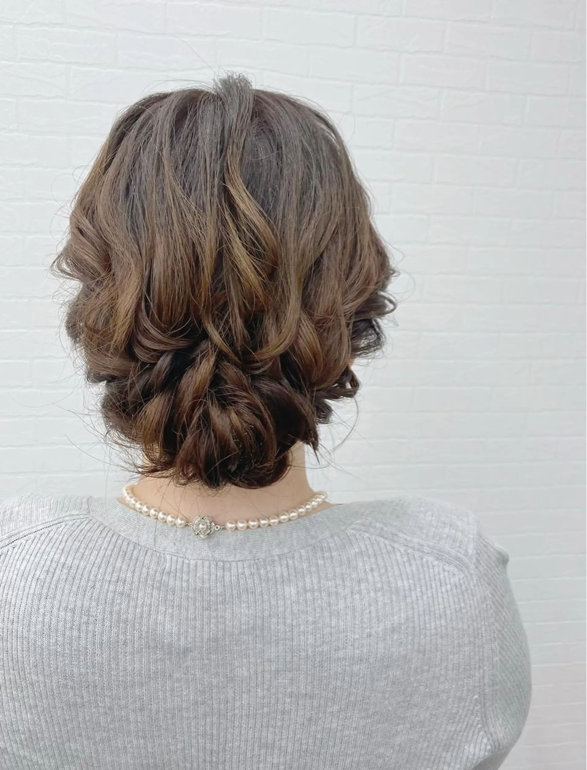 ミディアム ヘアアレンジ ヘアセット GRANLUSSO 〜グランルッソ駅前店所属・木口 嘉美のヘアスタイル