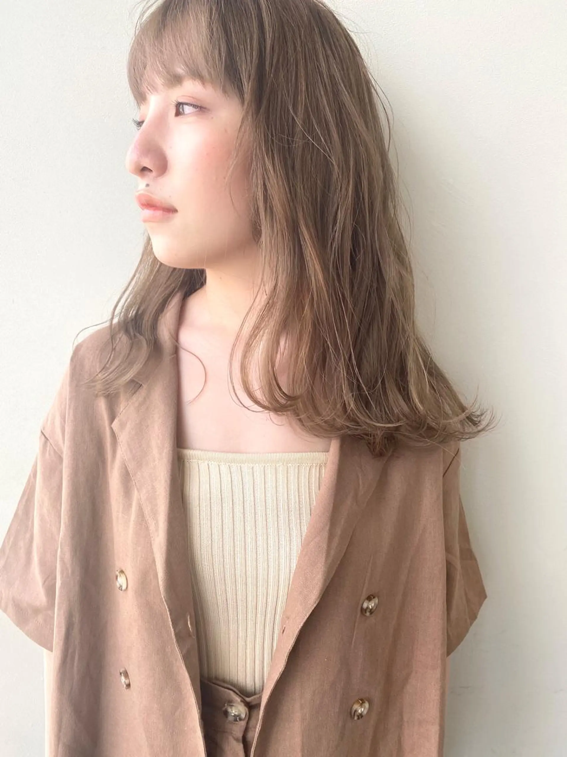 セミロング ヘアカラー トリートメント 小澤大輔 YOLO hairのヘアスタイル