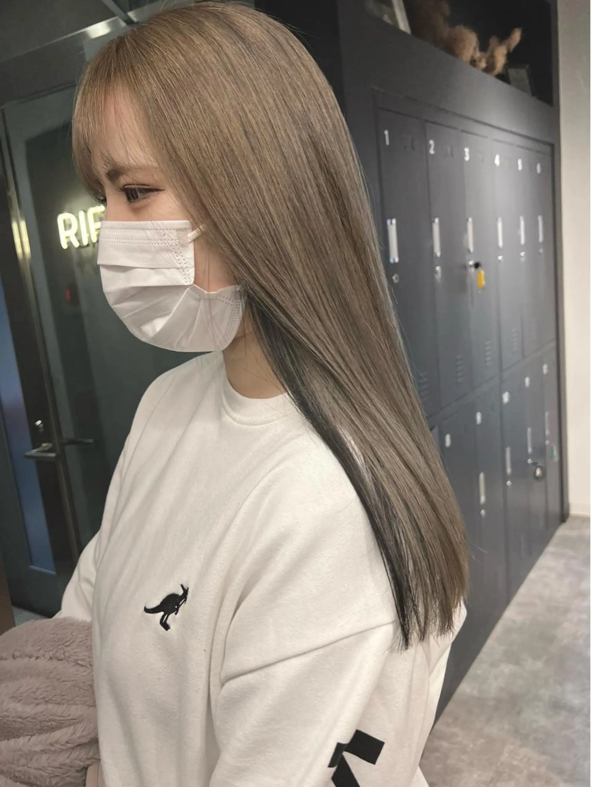 ロング カラー M IIのヘアスタイル