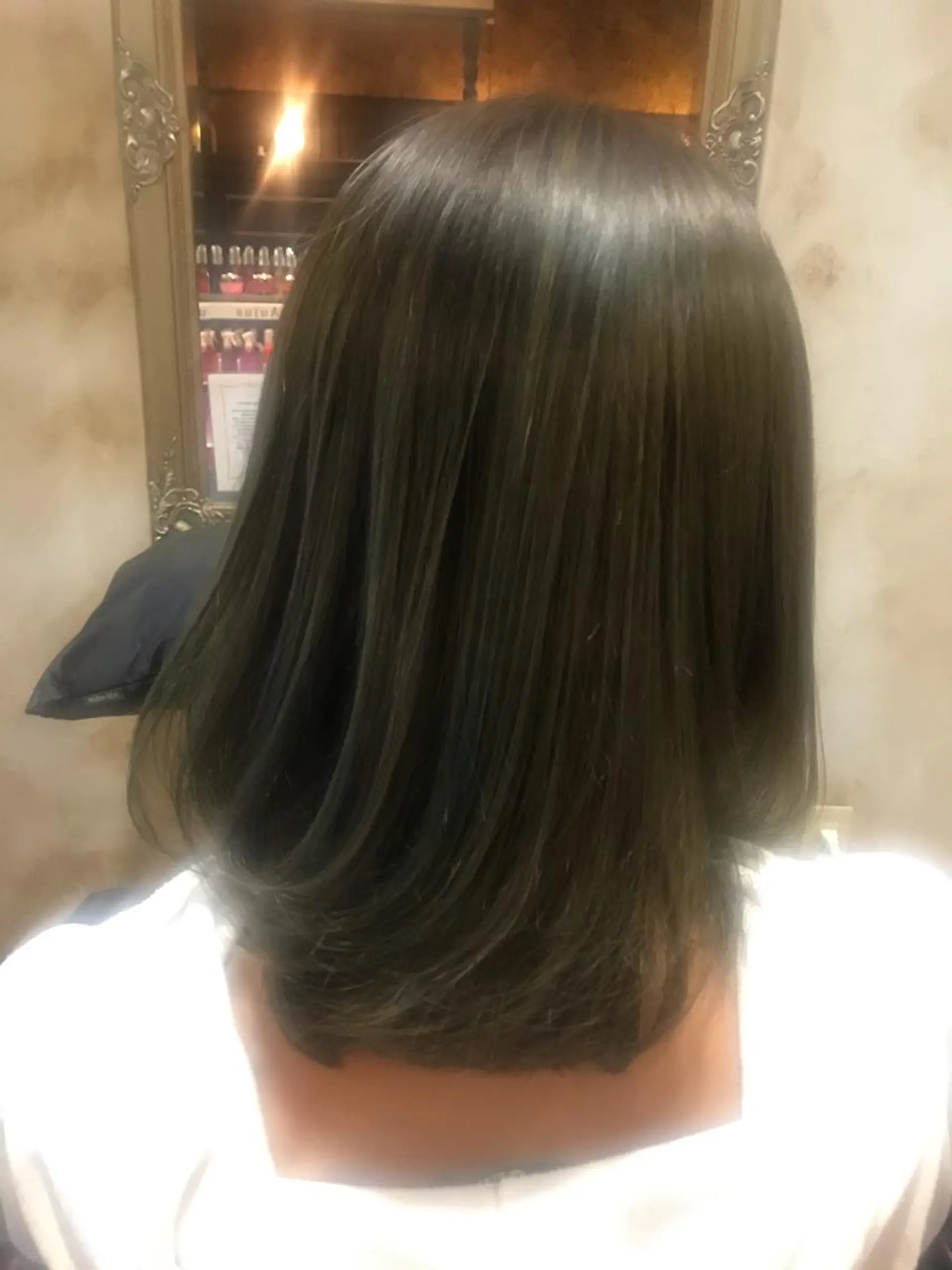 ミディアム カラー アディクシーカラー アッシュ オリーブアッシュ 【髪質改善特化】 ✂︎  jun ✂︎のヘアスタイル