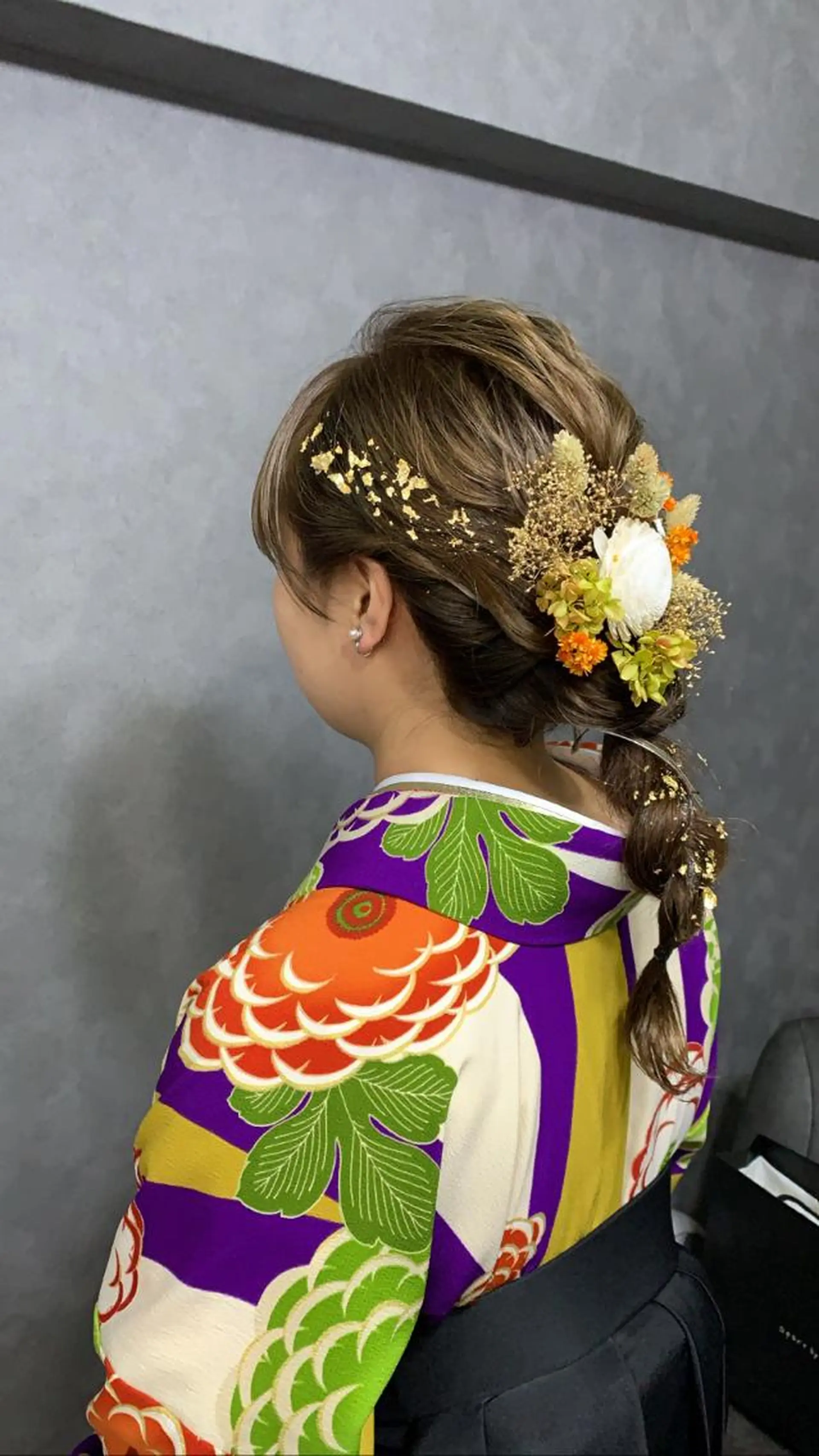 セミロング 卒業式のヘアスタイル 着付け chouette/ 根本優希のヘアスタイル