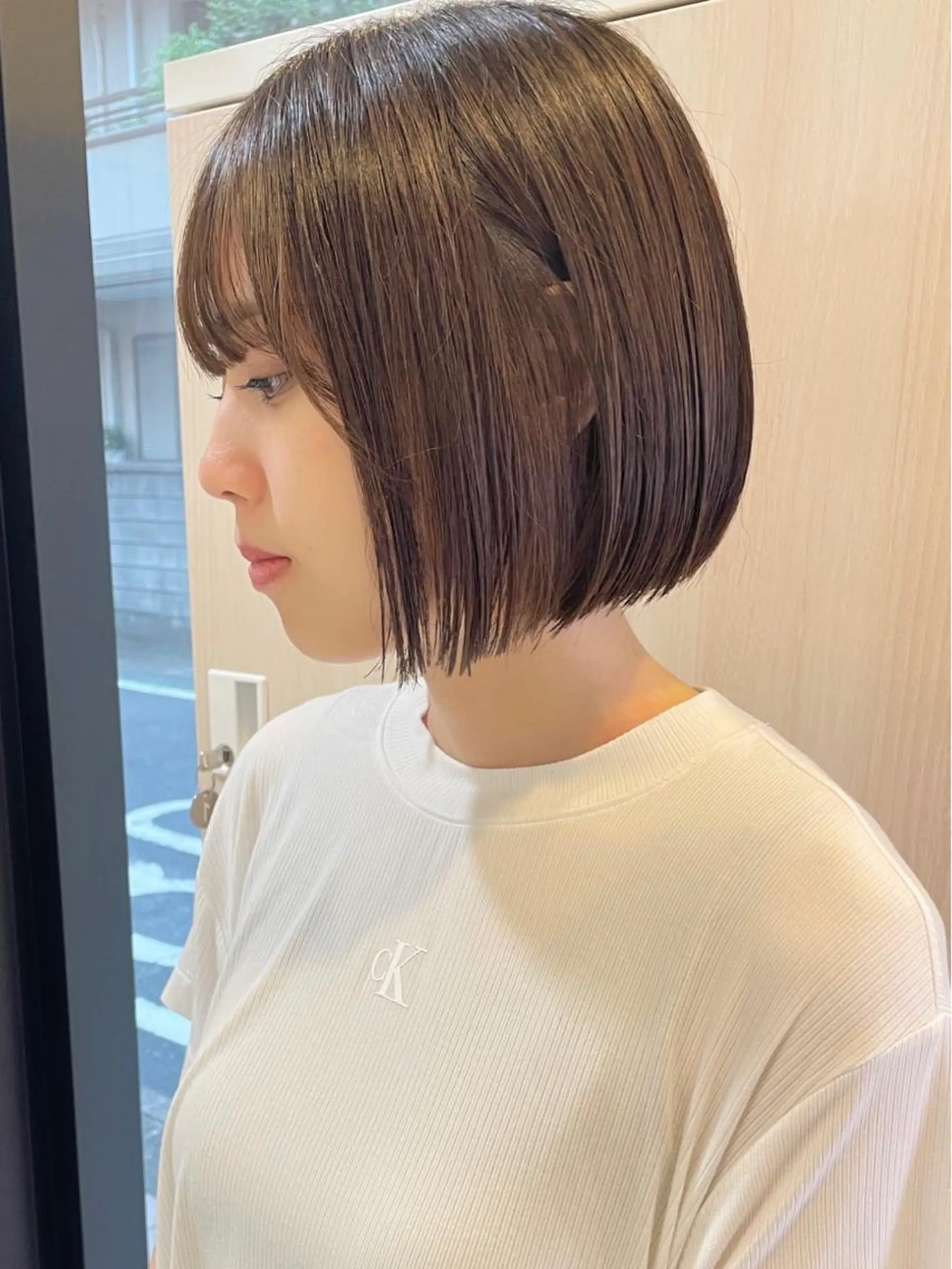 ショート 切りっぱなしボブ ボブ カット ヘアカラー 【ボブ/個室サロン】 癒し空間mimuraのヘアスタイル