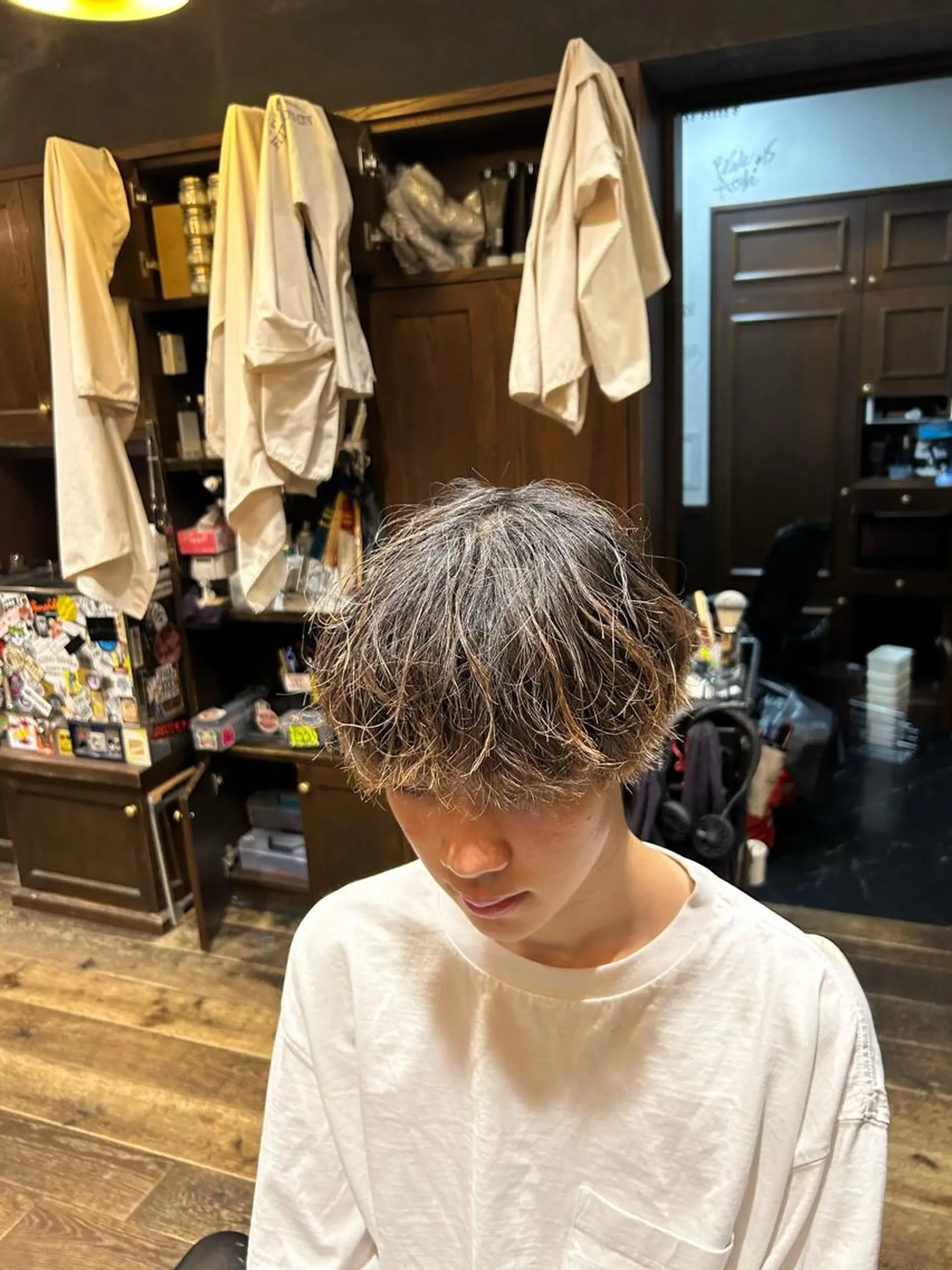 メンズ マッシュ 西本 健斗のヘアスタイル
